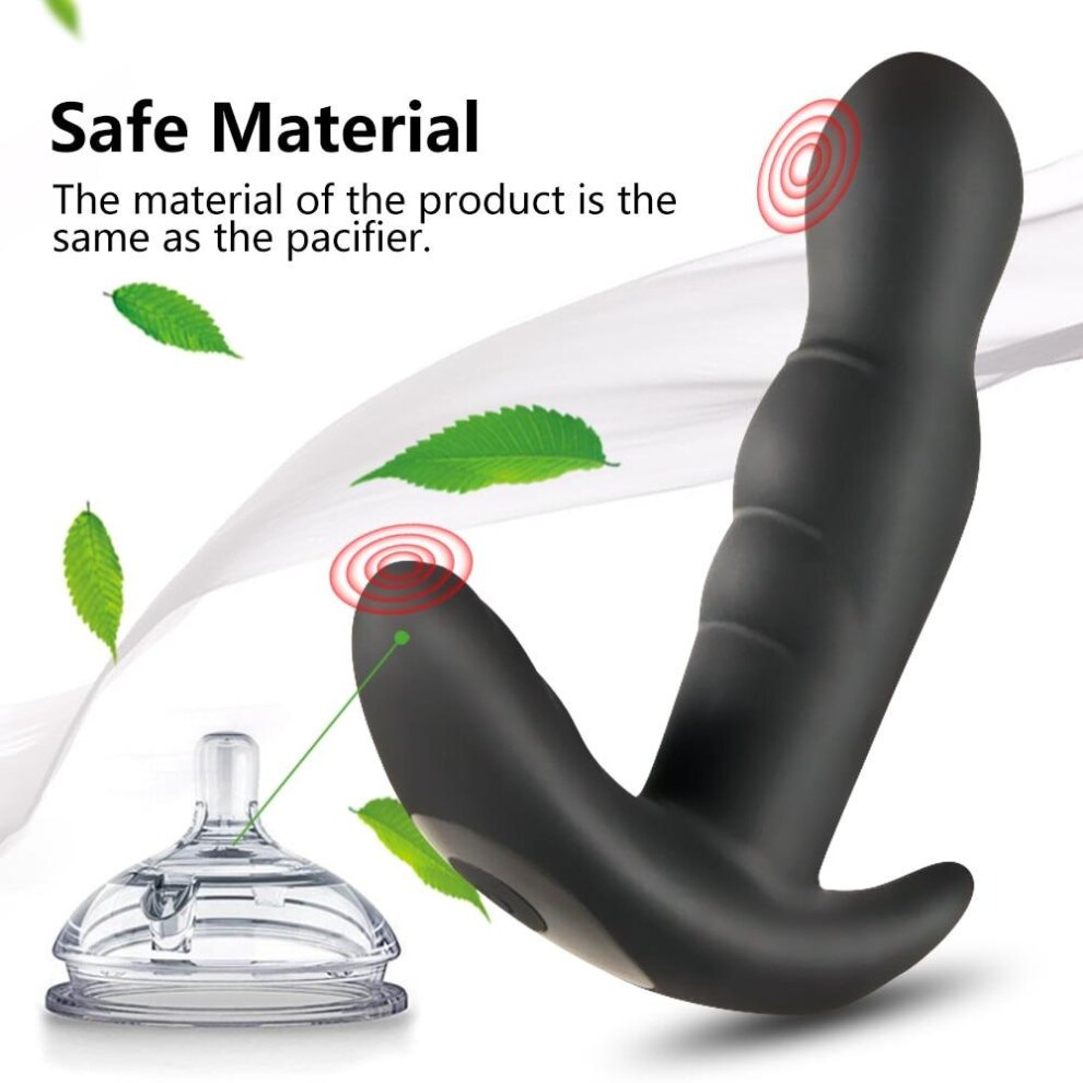 (Purple) Male Vibrating Prostate Massager Stimulator Anal Vibrator Anal Plug Adult Men Couples Gay Sex Toys for Beginner and Advanced Player Ergonomic Design 360 Degree Rotating 10 Vibration Modes