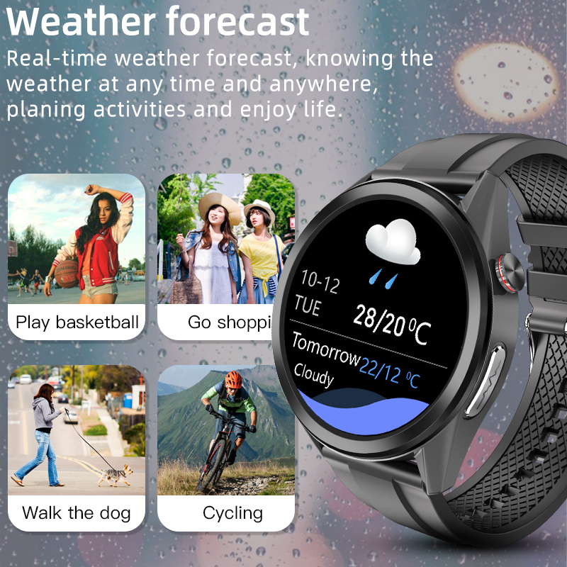 Smart Watch AI Intelligent Analysis ECG Report PPG Remote Care Fitness Bracelet
