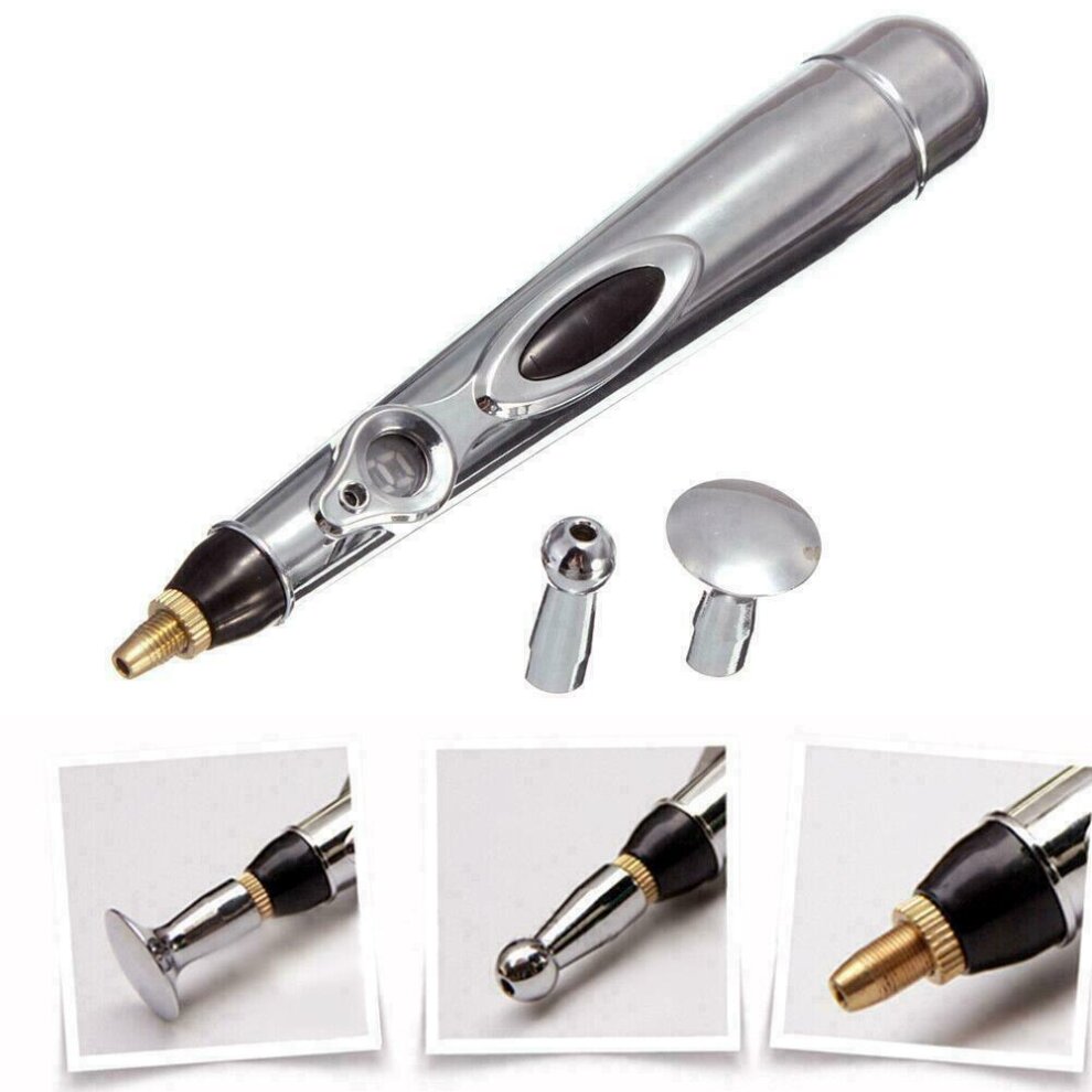 Electronic Laser Acupuncture Massager Pen Magnet Therapy Meridian Body