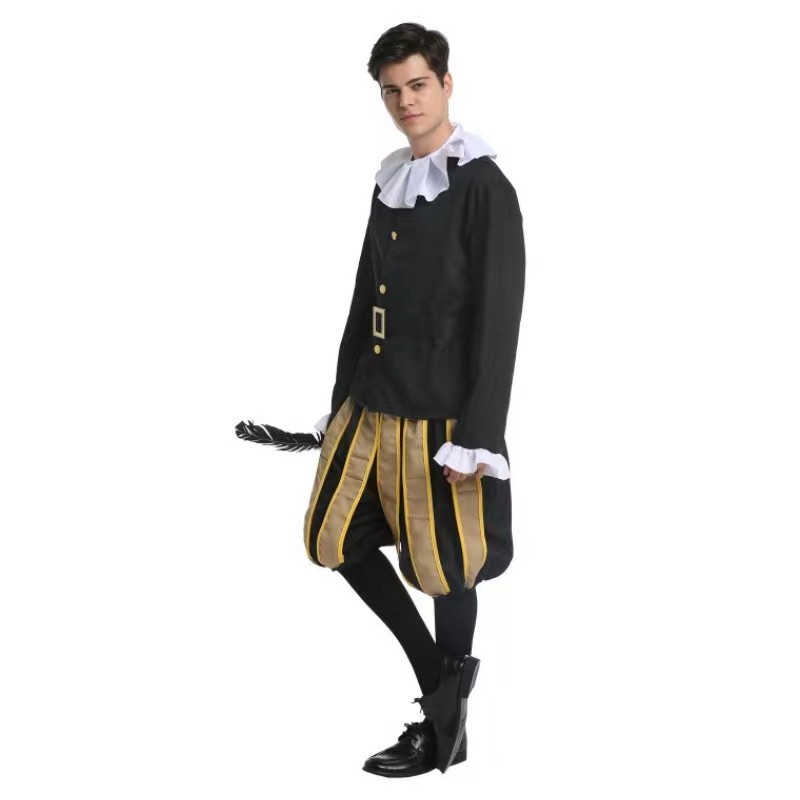 (165~175CM) Fun Costumes Adult Prince Fancy Dress Cosplay Halloween Party Funny Outfit