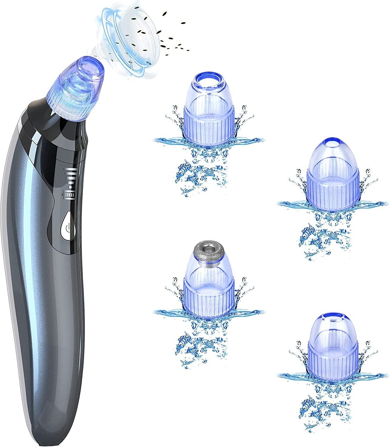 Electric Blackhead Facial Remover Vacuum Pore Cleaner Skin Face Machine Acne Dot Suction Pore Cleaning Tool Rechargeable