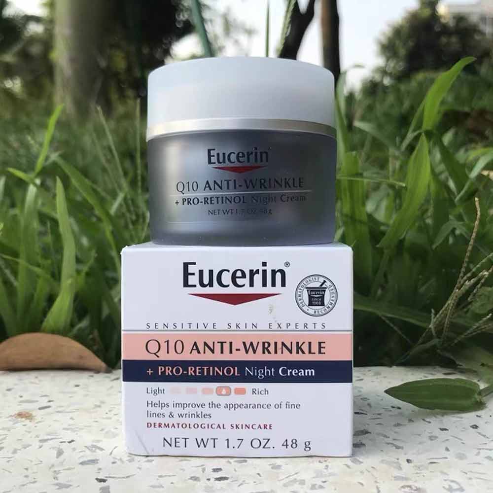Eucerin Q10 Anti-Wrinkle Pro-Retinol Night Cream Moisturizing Night Cream 48g
