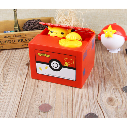 Electronic Pokemon-style Pikachu Money Box With Music