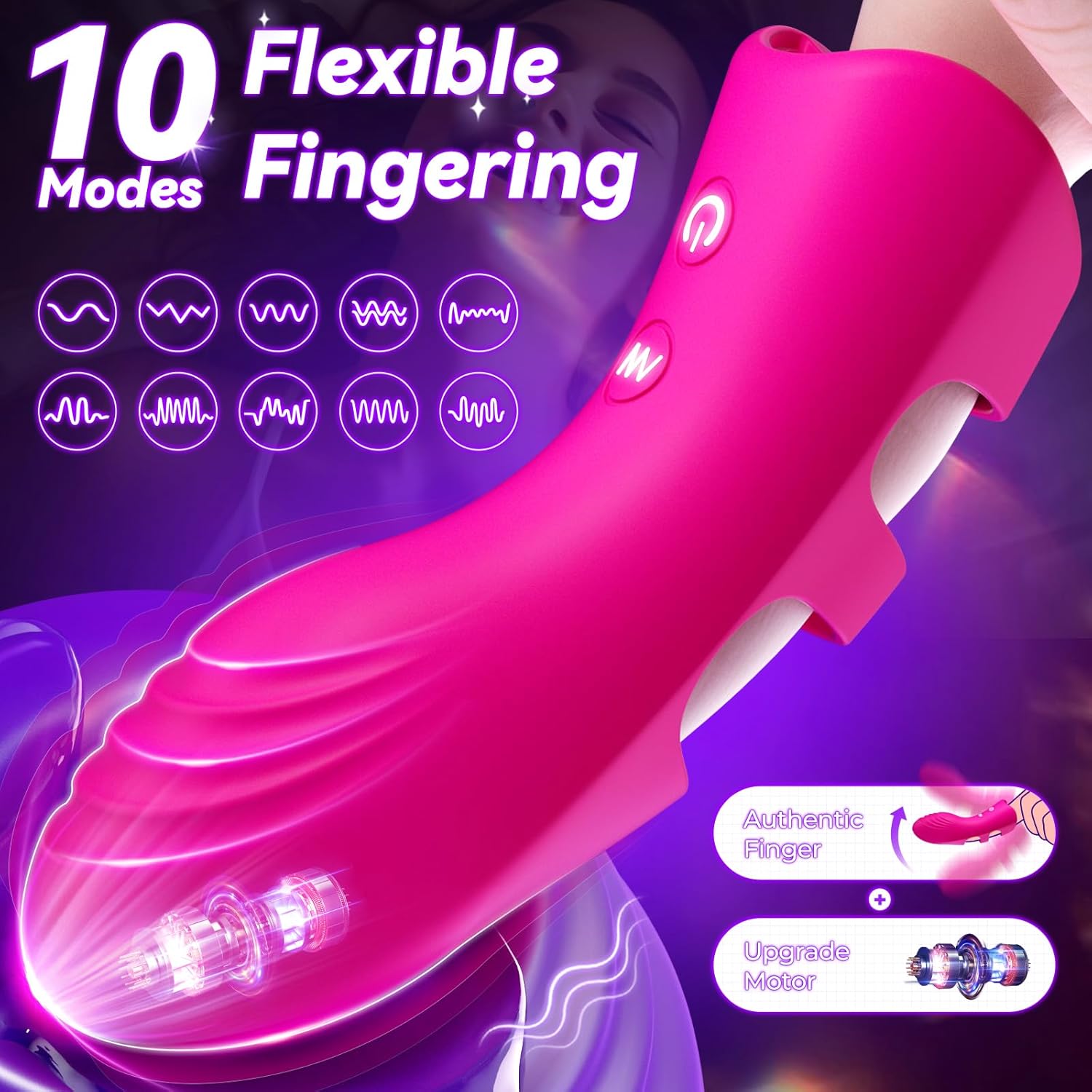 Bullet Vibrator Female Sex Toys 10 Vibrating Mini Finger Vibrators Precision Stimulator Clitoral G-Spot Nipple Anal Adult Toys Dildos Wand for Couples Men