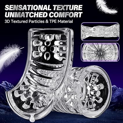 Male Sex Toys Masturbator Automatic Men Vibrator Mens Sex Toys Penis Stimulation Adult Toys Stroker with 7 Rotating Thrusting LCD Display