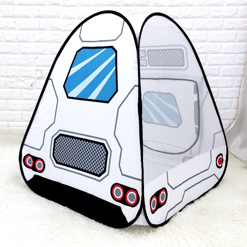 Space Capsule House Kids Folding Playhouse Play Tent Toddler House Indoor Outdoor