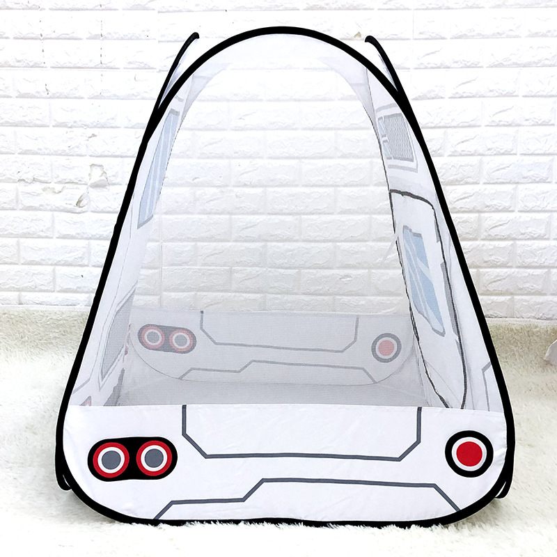 Space Capsule House Kids Folding Playhouse Play Tent Toddler House Indoor Outdoor