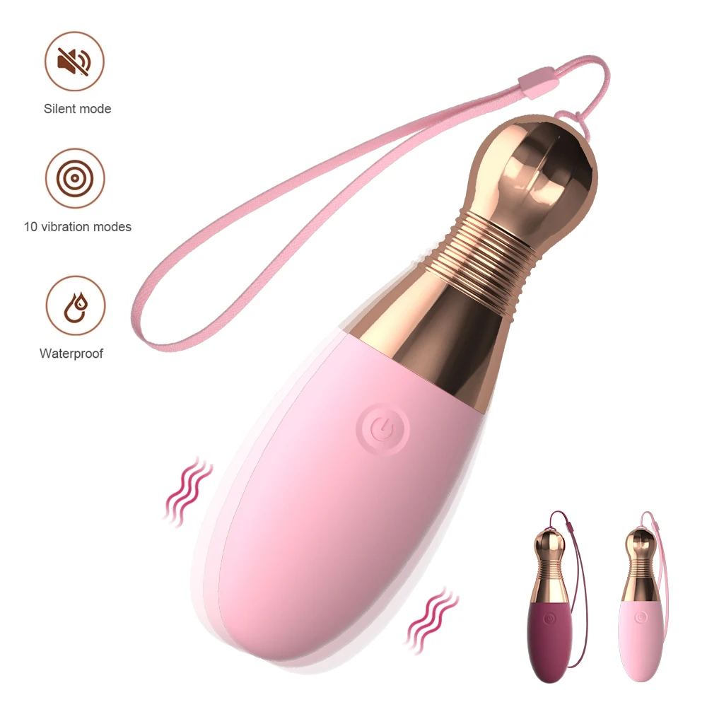 Bullet Vibrator Sex Toy For Women Couples Erotic Products USB Pull Rope Bowling Jump Egg Clitoral Stimulator Vaginal G Spot Massager Adult Games
