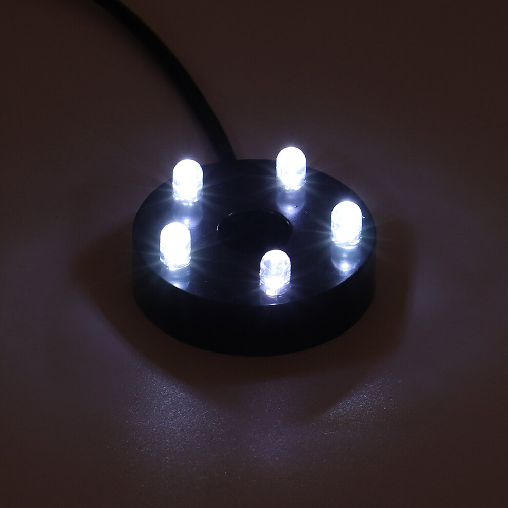 Solar Powered LED Colorful Light Fountain Water Pump Floating Garden Pond Pool Fish Bird