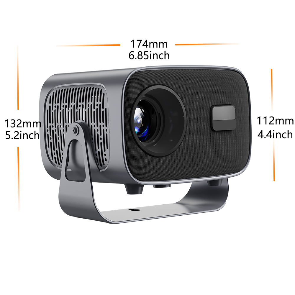Portable Mini Projectors Full HD 1080P Projector 4K Smart Android IOS WiFi LED Video Movie Projector LED Home Theater Cinema Beamer