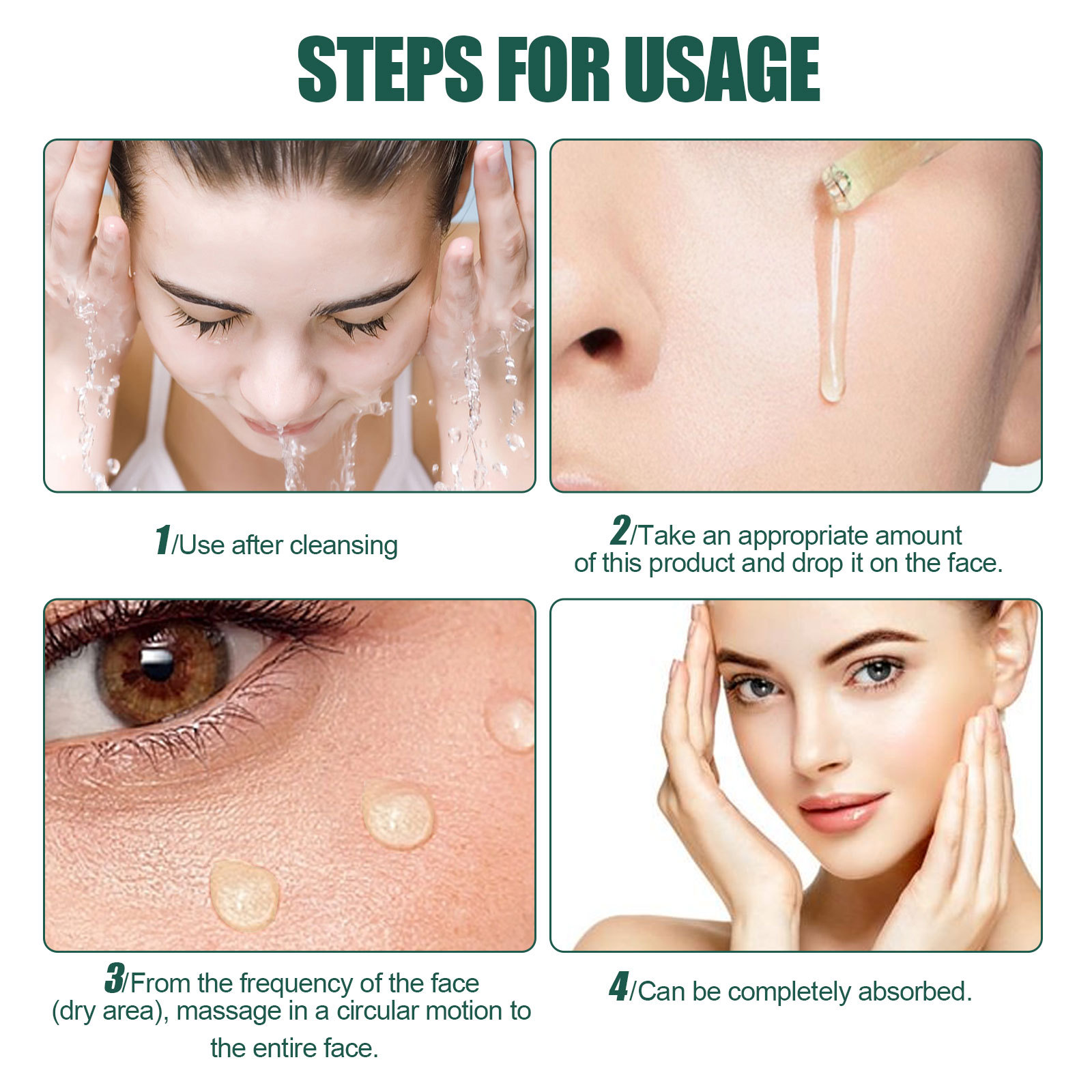 (1 PC) EELHOE Anti Wrinkle Serum Firming Face Serum Anti Aging Anti Dark Circles Removal Forehead Lines Face Care Frown Lines Repair Facial Essence 30ml