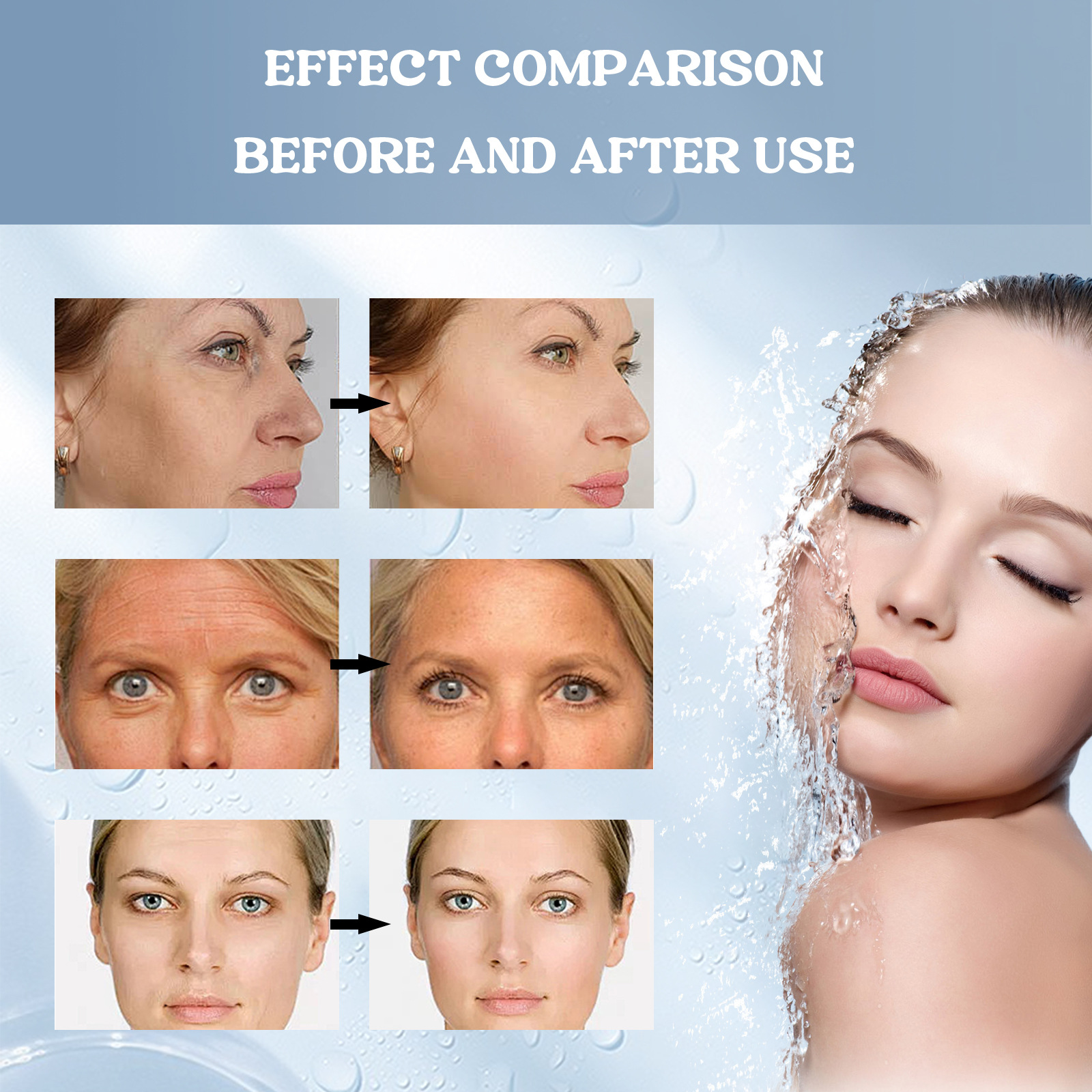 (1 PC) Bio Collagen Real Deep Mask Anti Wrinkle Face Mask Moisturizing Fade Face Fine Line Anti Aging Mask Firming Nourish Brightening Skin Care
