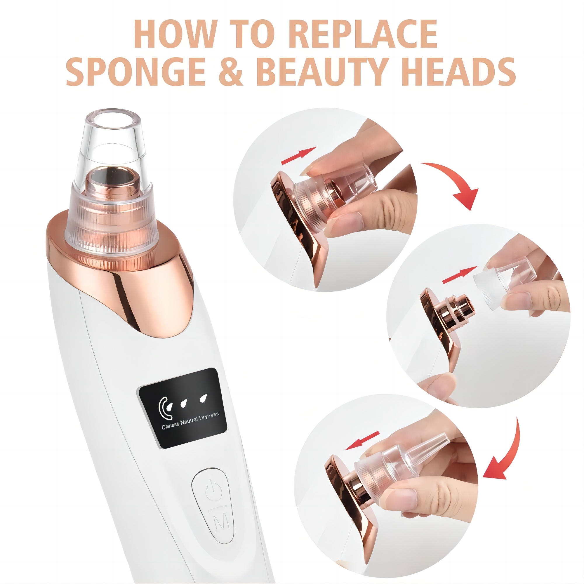 Blackhead Remover Vacuum Pore Cleaner for Face Nose Mite Blackhead Removal Instrument Kit Electric Acne Facial Extractor Tool Newest Technology