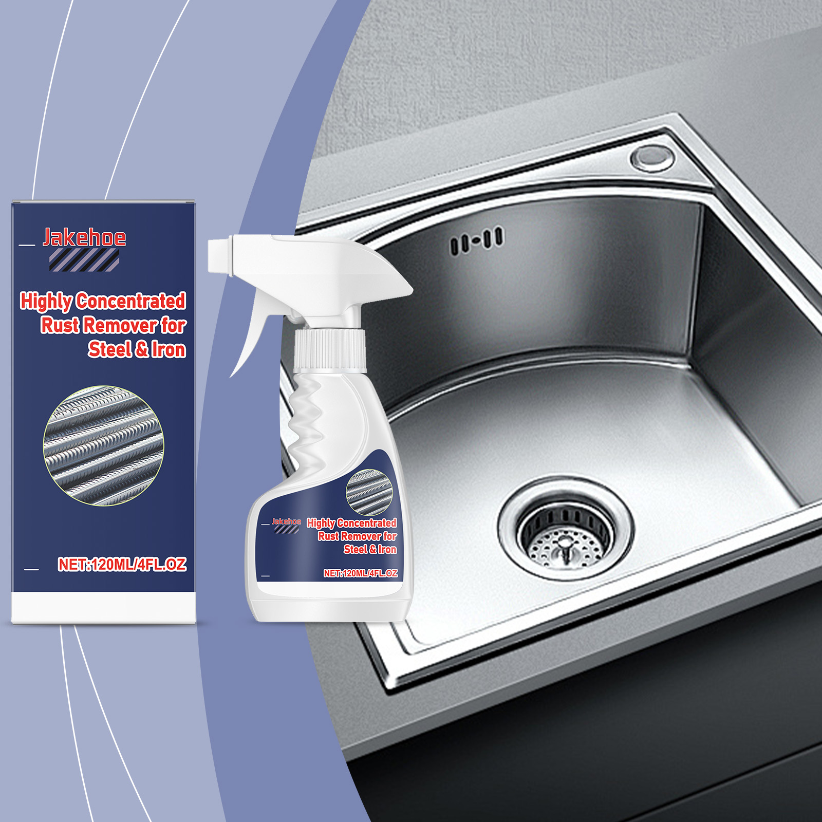 Rust Remover For Stainless Steel Rust Remover Dissolver Fast Rust Removal Powerful Metal Rust Remover Car Maintenance