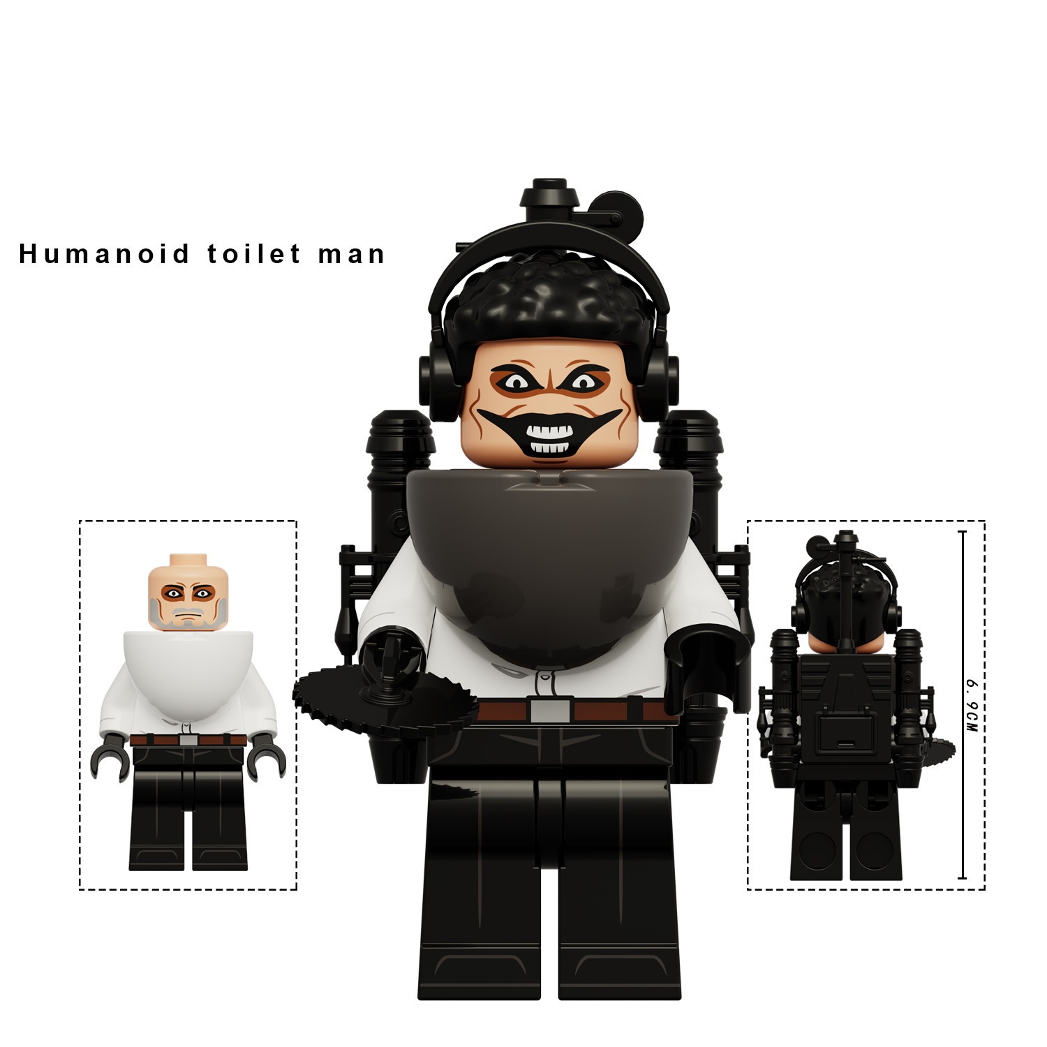 Mini Figures Series Toilet Men Building Blocks Toy Suitable for Gamed Themed Party Decorations Kids Festival Gifts Smooth Surface