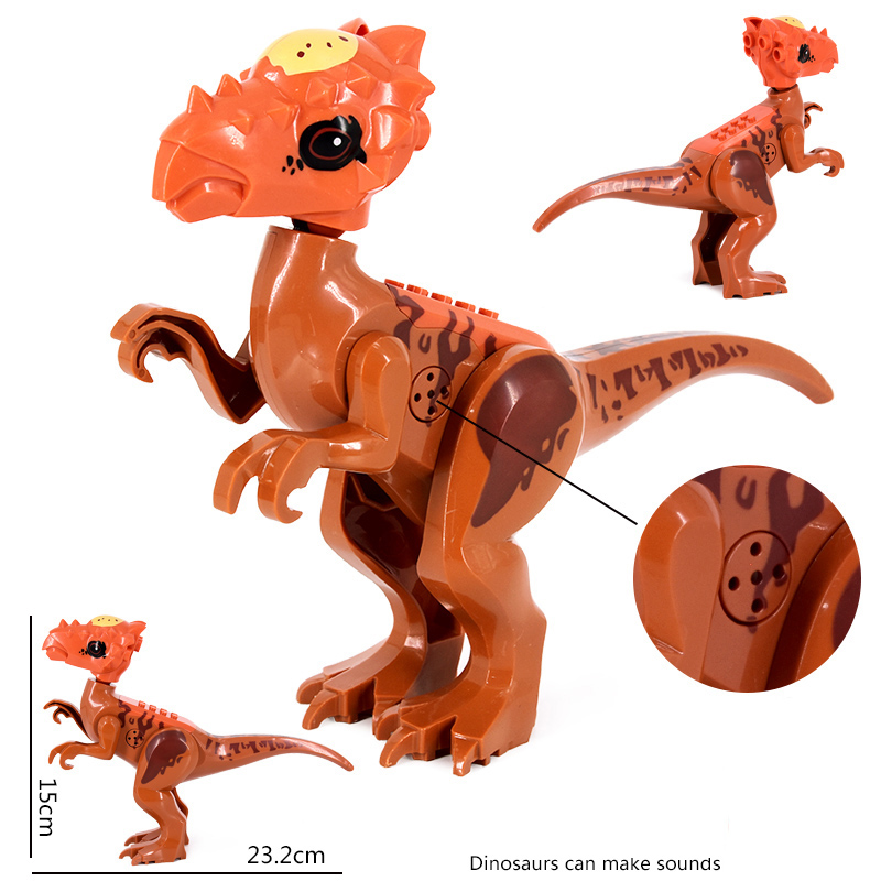 (Dinosaur C) Jurassic World Park Dinosaur Building Blocks Figure Kid Toys Birthday Gift Fit Lego