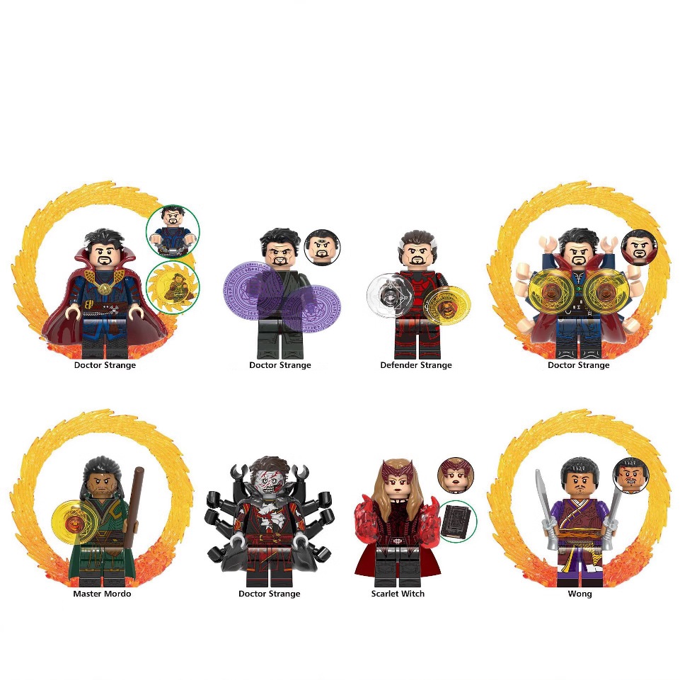 Super Hero Building Blocks Minifigures Children Weapons Toy Kids Gifts Fit Lego