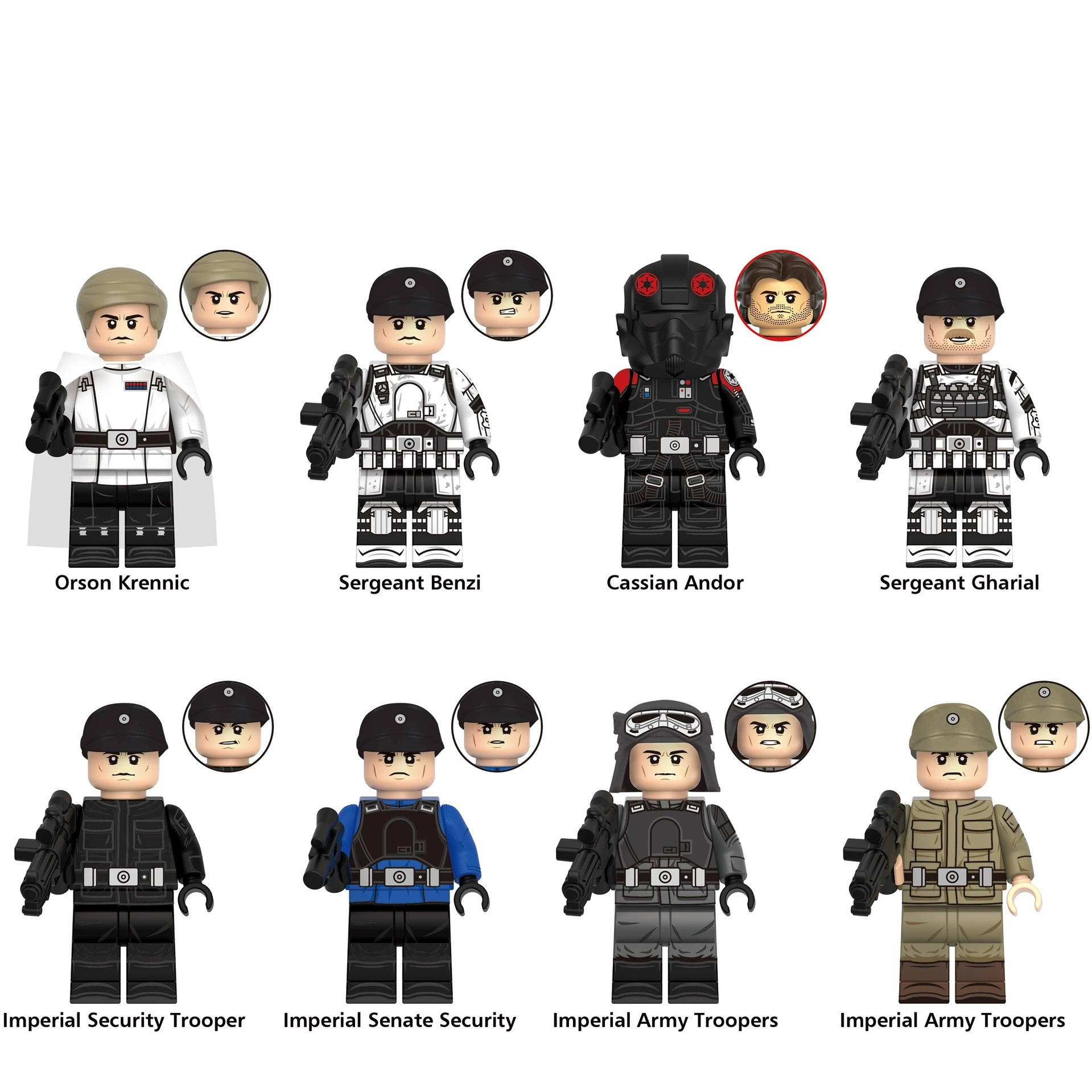 Building Blocks Star Thief Minifigures Toys Fit Lego TV Movie Series Figures Toys Gifts for Kids