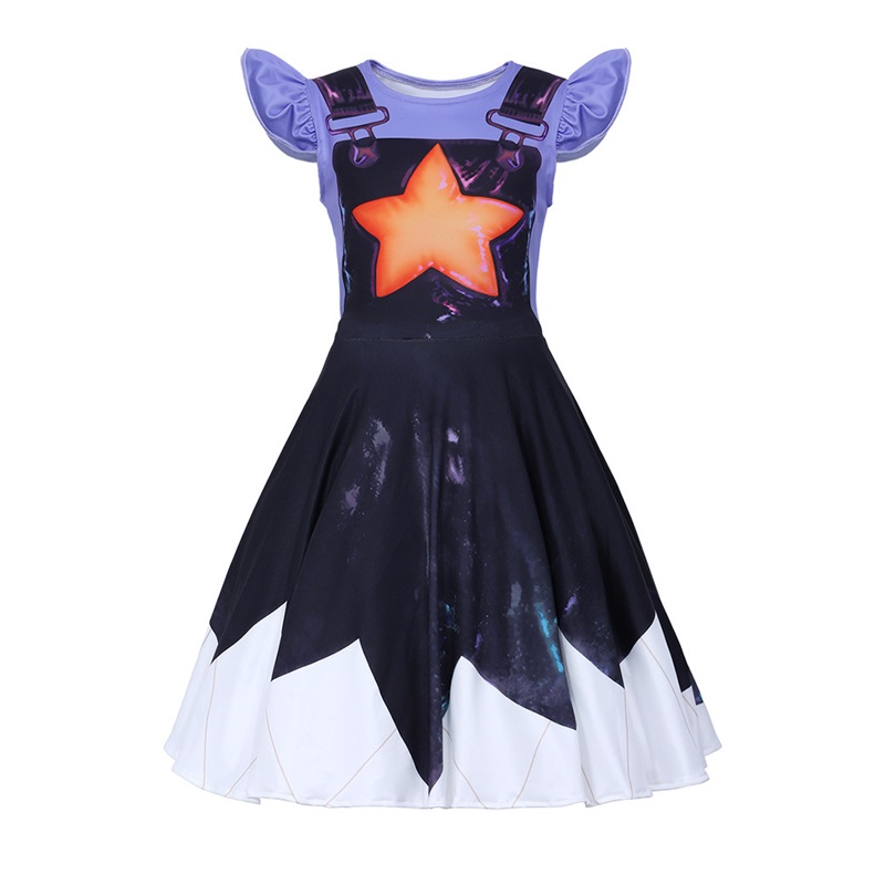 (140CM) Kids Lily Princess Dress Poppy Playtime Cosplay Costume for Girls Halloween Party Roleplay