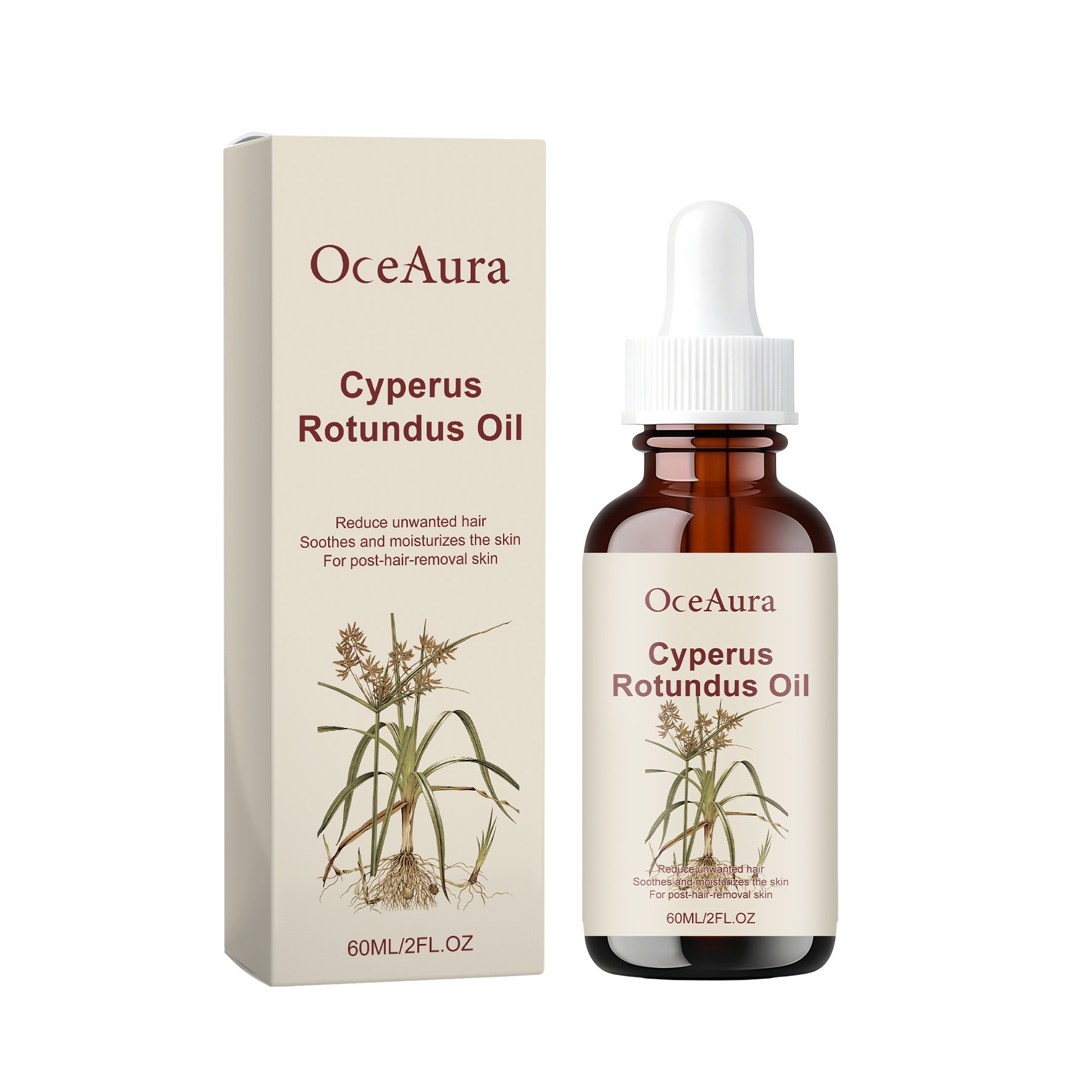 Skin Care Oil For Moisturizing Face And Body Post Hair Removal Soothing And Smoothing Treatment