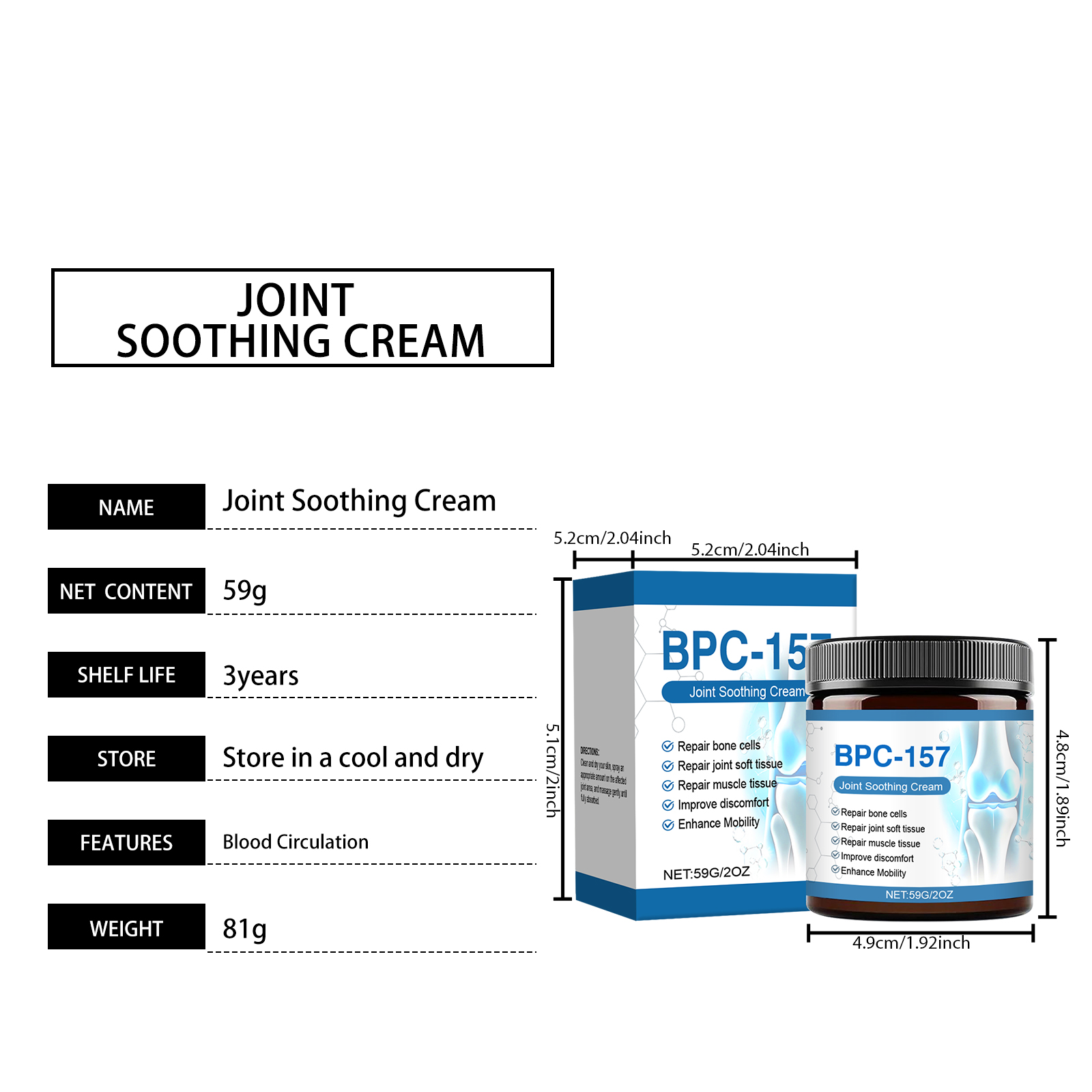 Joint Care Cream Mild Nourishing Massaging Protecting Daily External Smearing Wrist Knee Joint Skin Care Lotion