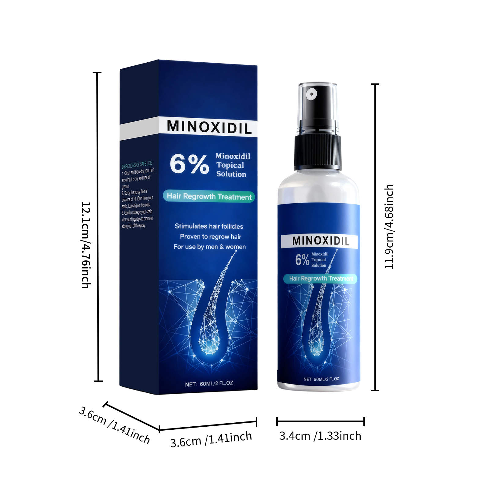 Scalp Care Spray Mild Nourishing Hydrating Gentle Soothing Refreshing External Local Scalp Daily Treatment Lotion