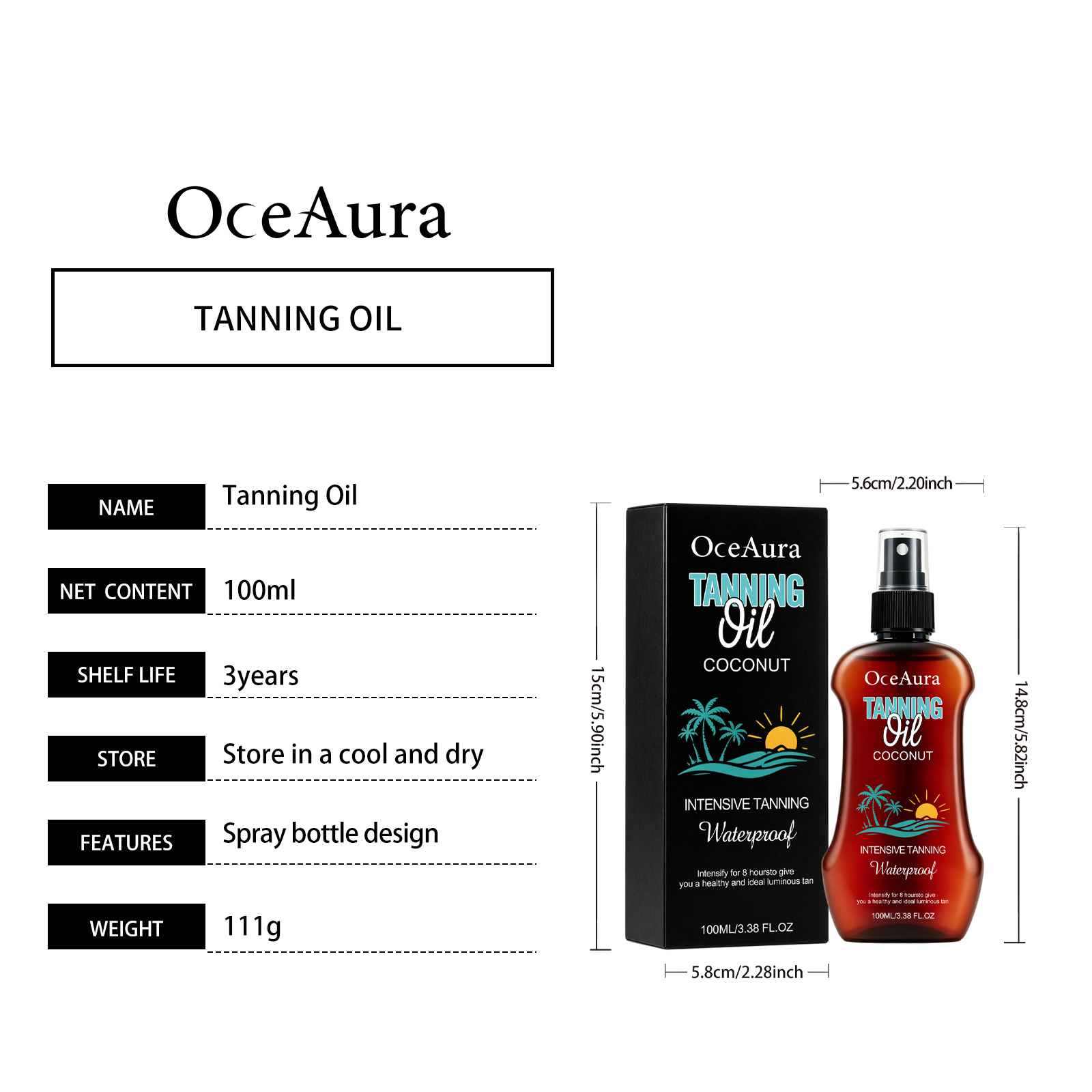 Brown Tanning Spray Create Bronze Skin Natural Glow For Summer Outdoor Sun Tanning Care Liquid Lotion Mist