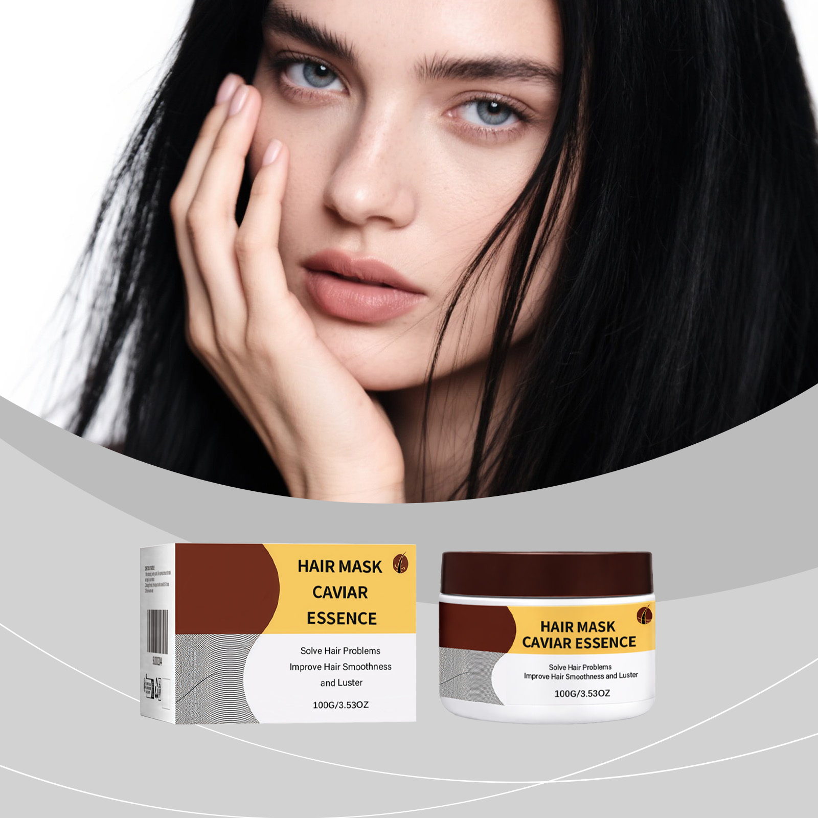 Collagen Hair Mask Moisturizing Silky Soft Mild Nourishing Portable Daily Care Dry Damaged Hair Quality