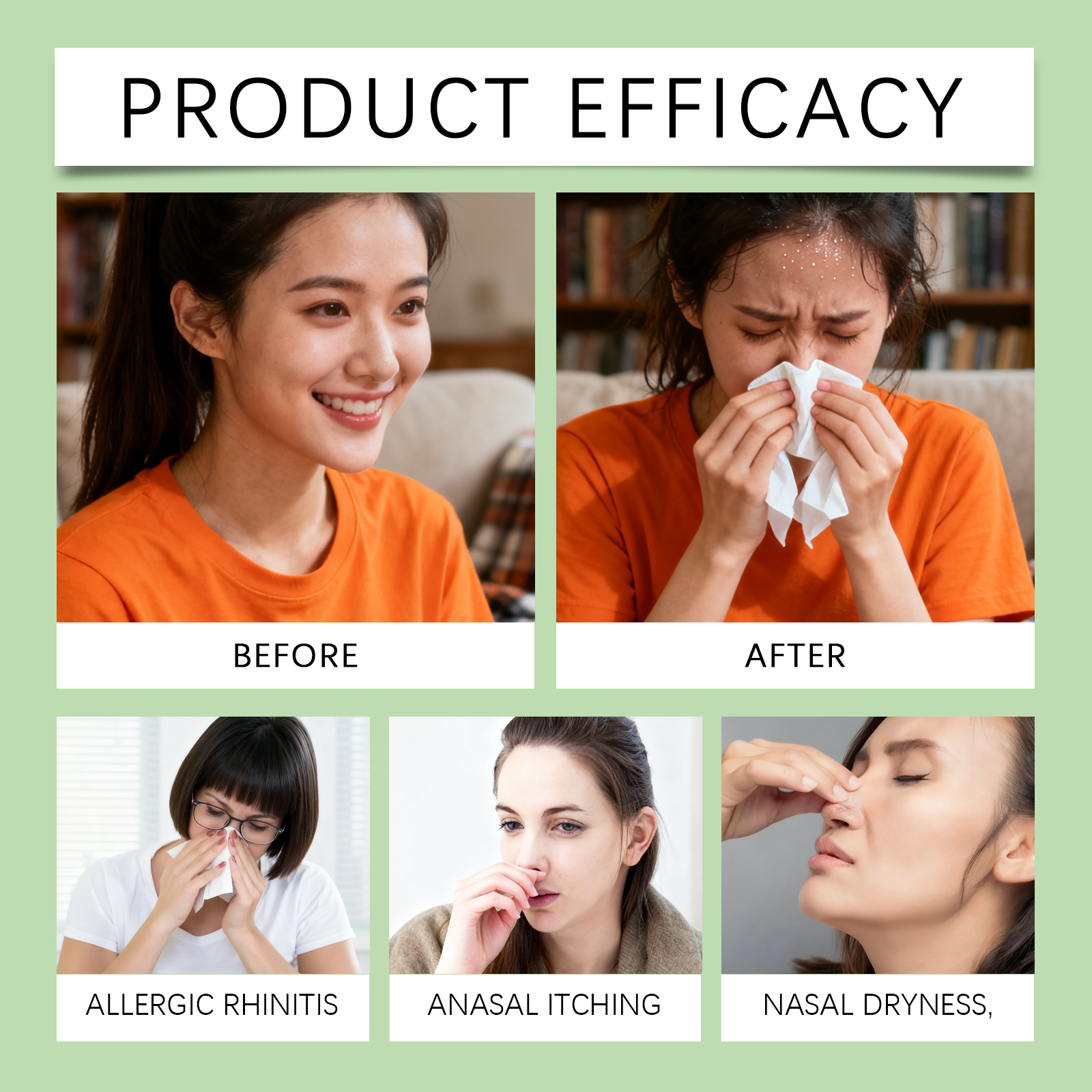 Nasal Clear Essential Oil Daily Mild Plant Extract Care Clean Soothe Nasal Discomfort