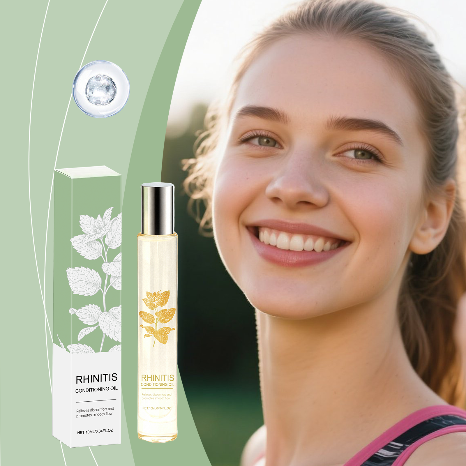 Nasal Clear Essential Oil Daily Mild Plant Extract Care Clean Soothe Nasal Discomfort