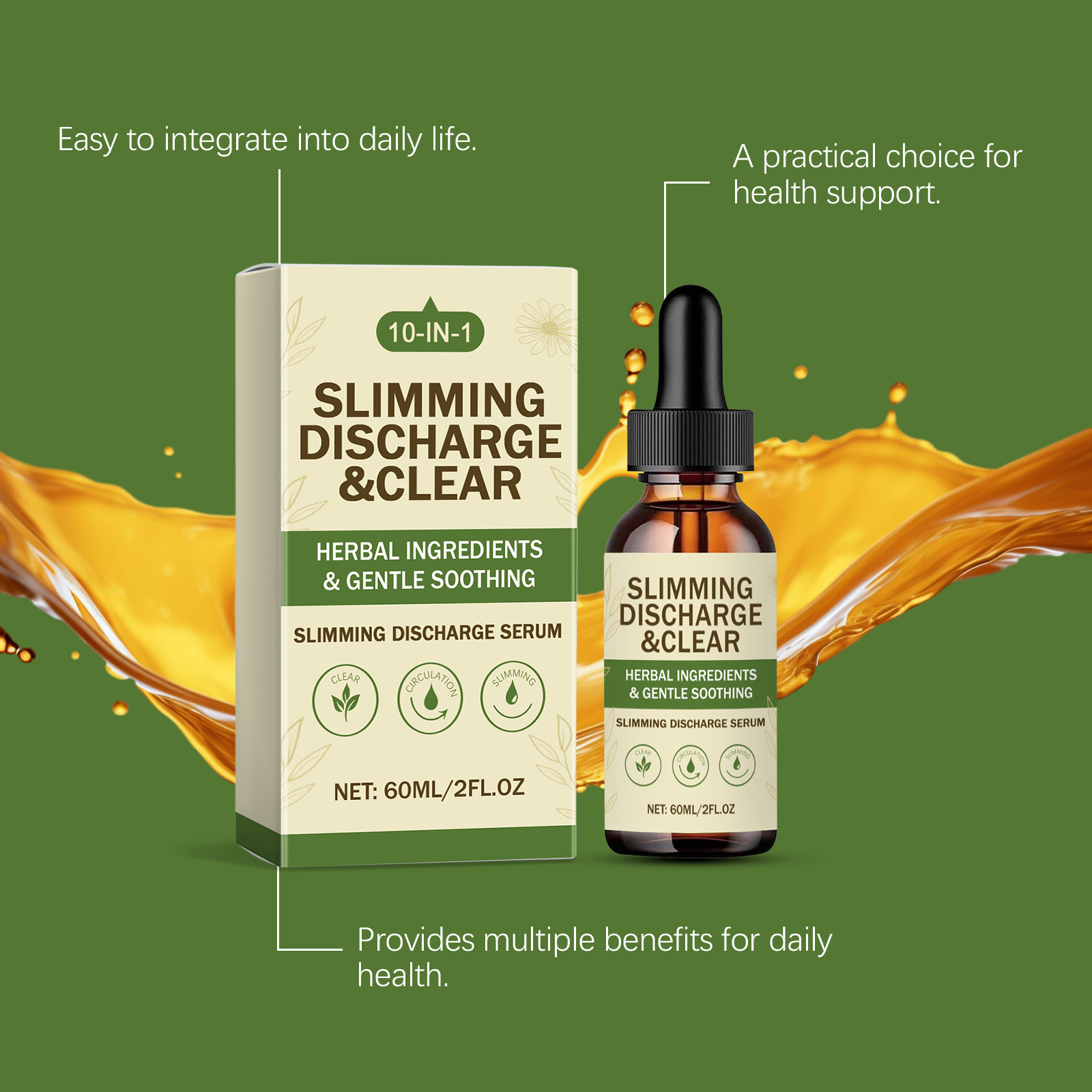 Slimming Cleansing Essence Liquid For Body Skin Shaping Purifying Nourishing Daily Care Treatment