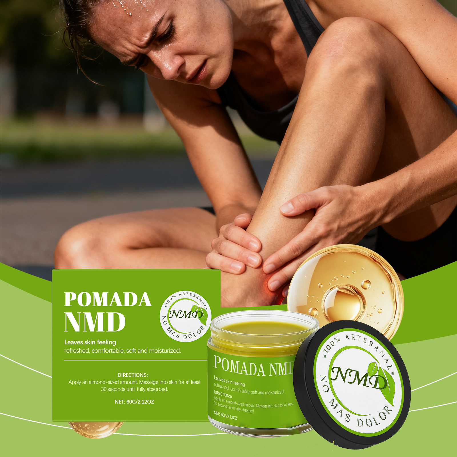 Body Care Cream Daily Mild Moisturizing Massage Nourish Leg Joint Knee Skin Lotion