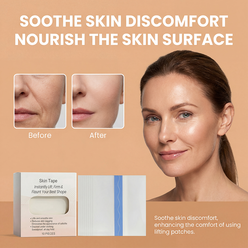 Skin Care Patch Breathable Thin Soft Close Smooth Elastic Facial Daily Maintenance Sticker