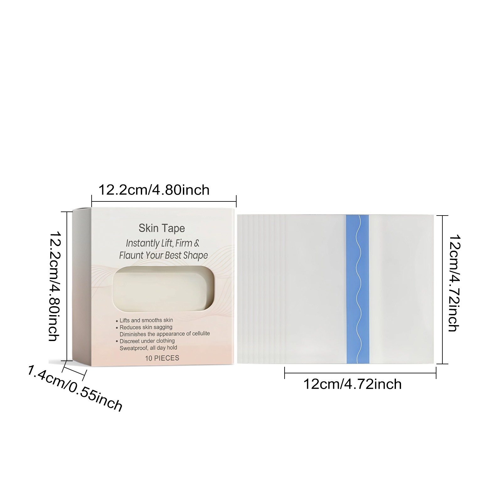 Skin Care Patch Breathable Thin Soft Close Smooth Elastic Facial Daily Maintenance Sticker