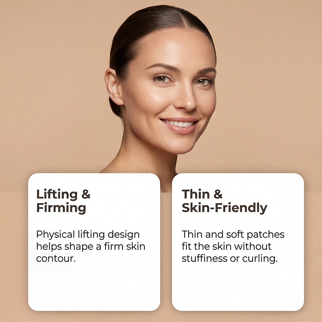 Skin Care Patch Breathable Thin Soft Close Smooth Elastic Facial Daily Maintenance Sticker