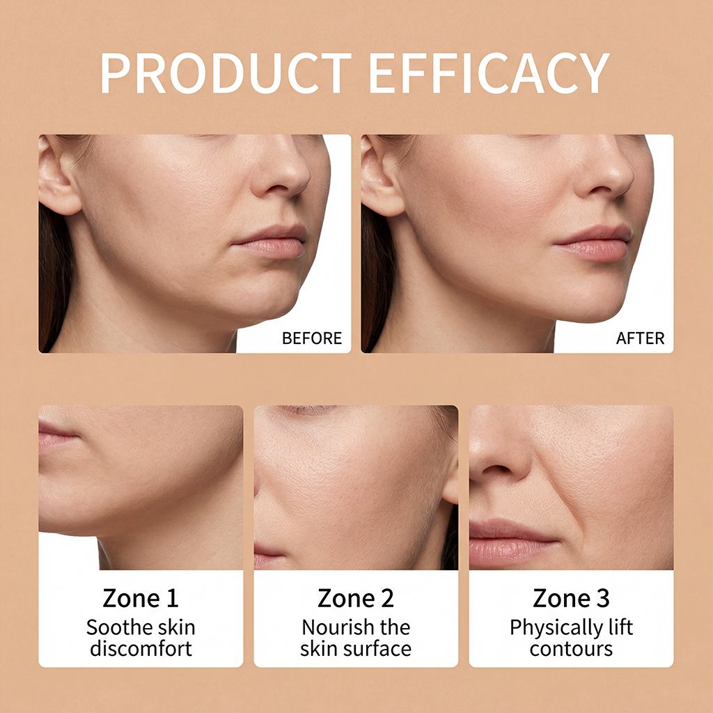 Skin Care Patch Breathable Thin Soft Close Smooth Elastic Facial Daily Maintenance Sticker