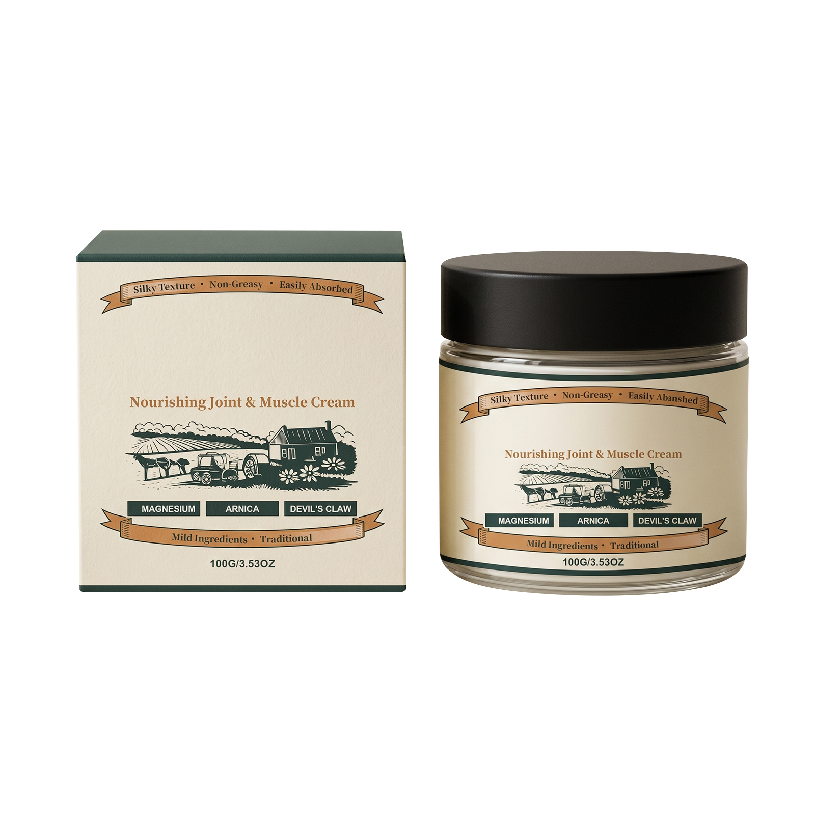 Body Care Magnesium Cream Daily Mild Formula Light Texture Smooth Application Moisturize Protect Skin