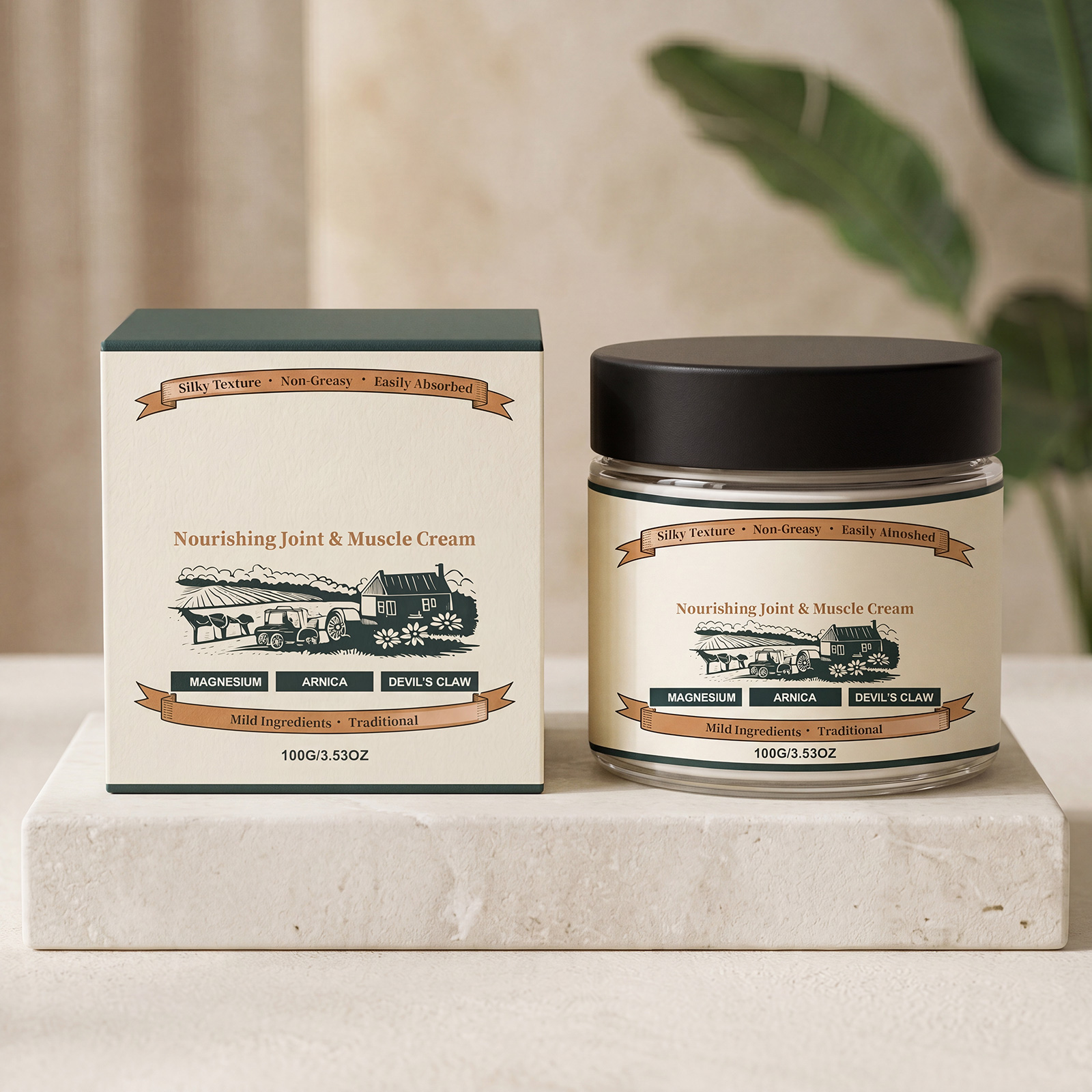 Body Care Magnesium Cream Daily Mild Formula Light Texture Smooth Application Moisturize Protect Skin