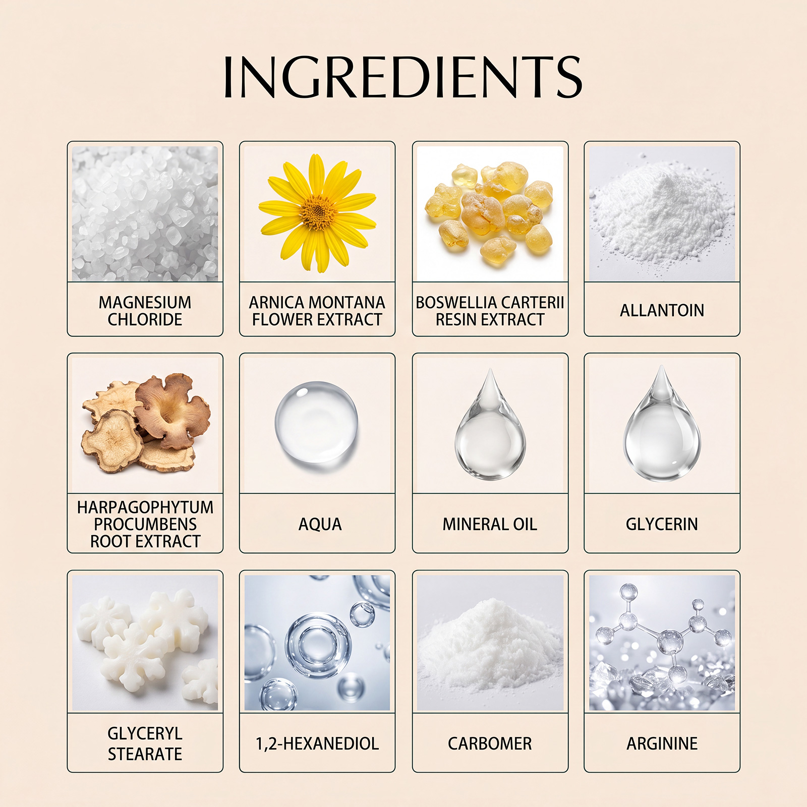 Body Care Magnesium Cream Daily Mild Formula Light Texture Smooth Application Moisturize Protect Skin