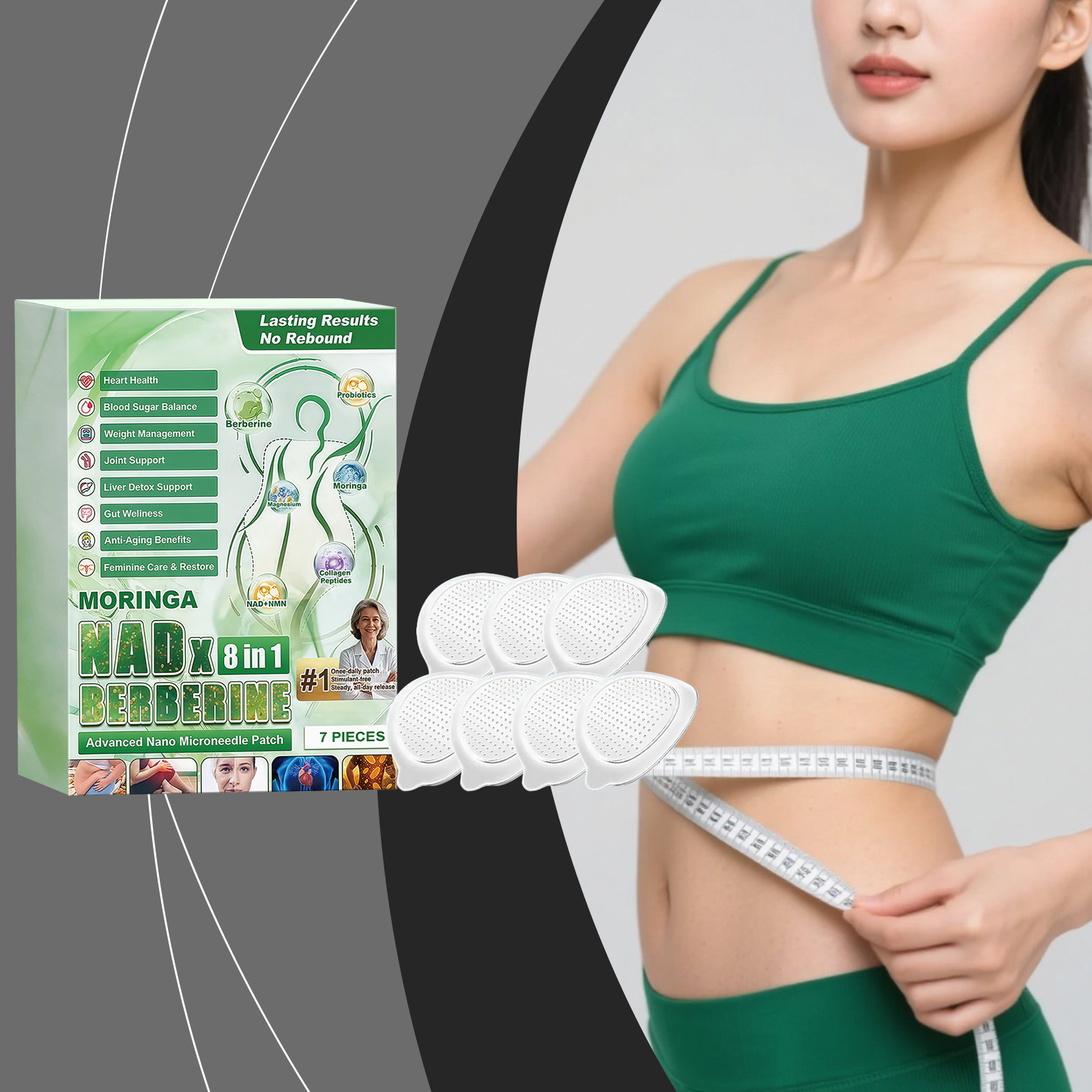 Body Care Patch Mildly Nurtures Skin Lightly Fits Skin Daily Convenient Care Sticker