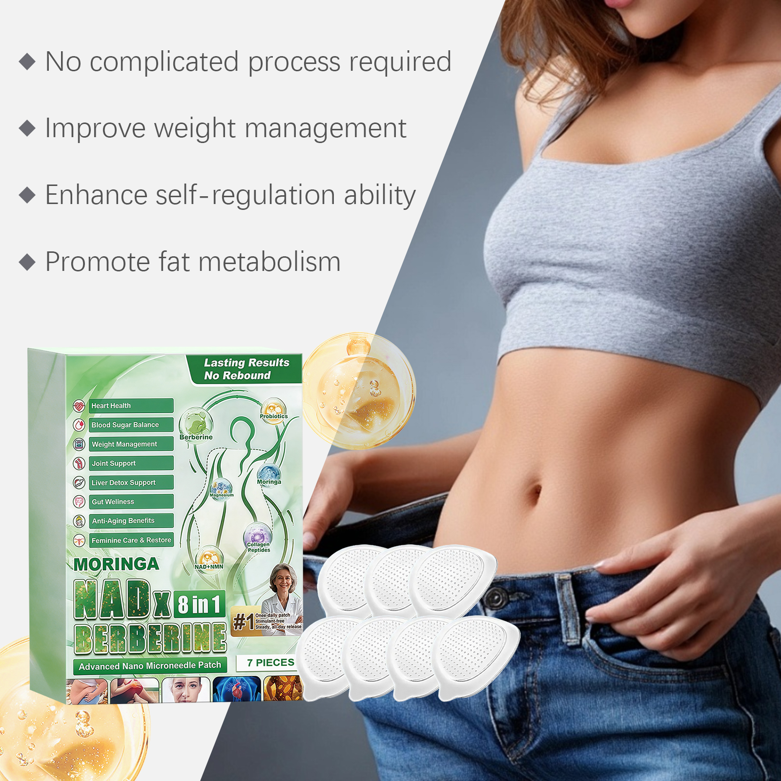 Body Care Patch Mildly Nurtures Skin Lightly Fits Skin Daily Convenient Care Sticker