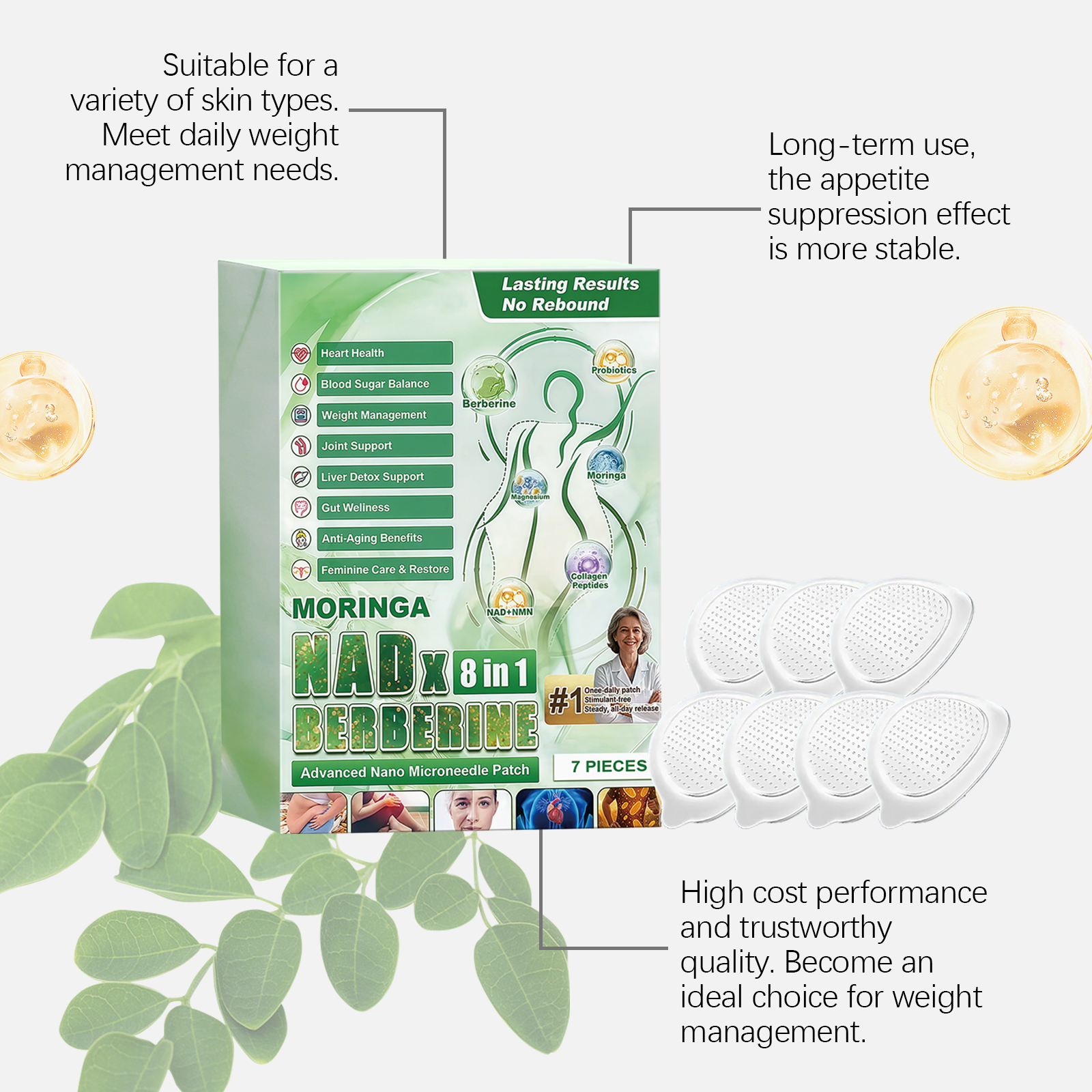 Body Care Patch Mildly Nurtures Skin Lightly Fits Skin Daily Convenient Care Sticker