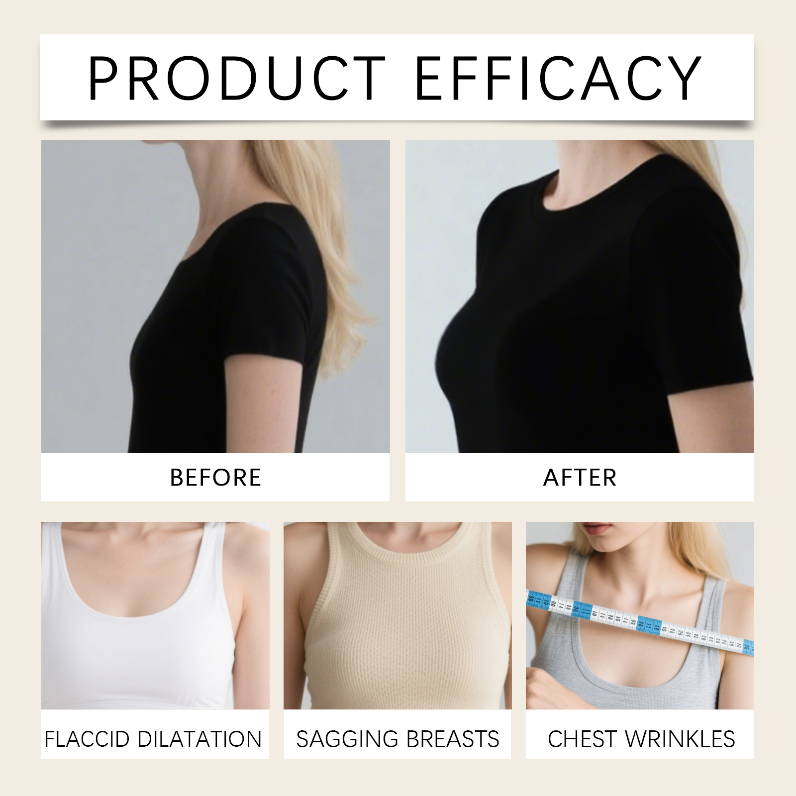 Chest Care Patch Ladies Visual Plump Comfortable Fit Lightweight Breathable Daily Nursing Sticker