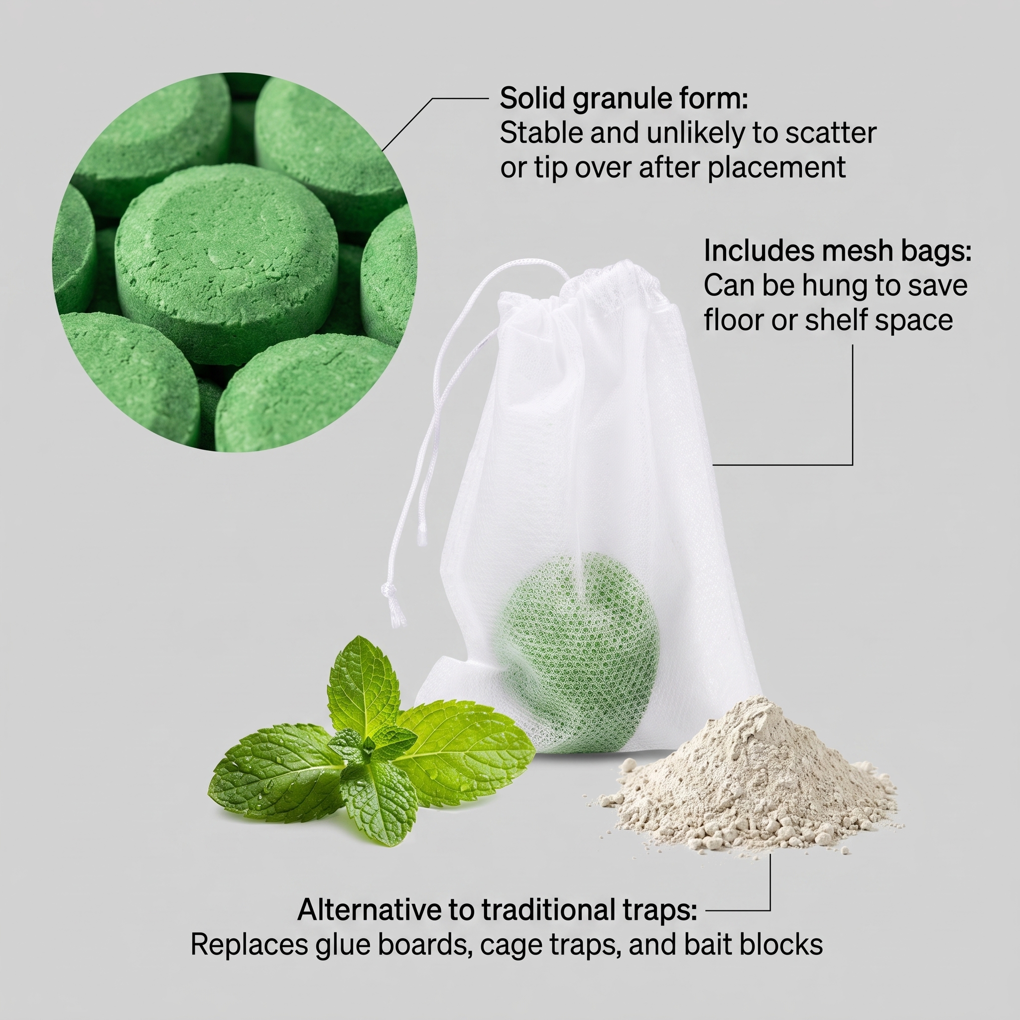 Insect Rodent Repellent Pellet Natural Indoor Outdoor Household Garden Warehouse Garage Farm Apartment Balcony Yard