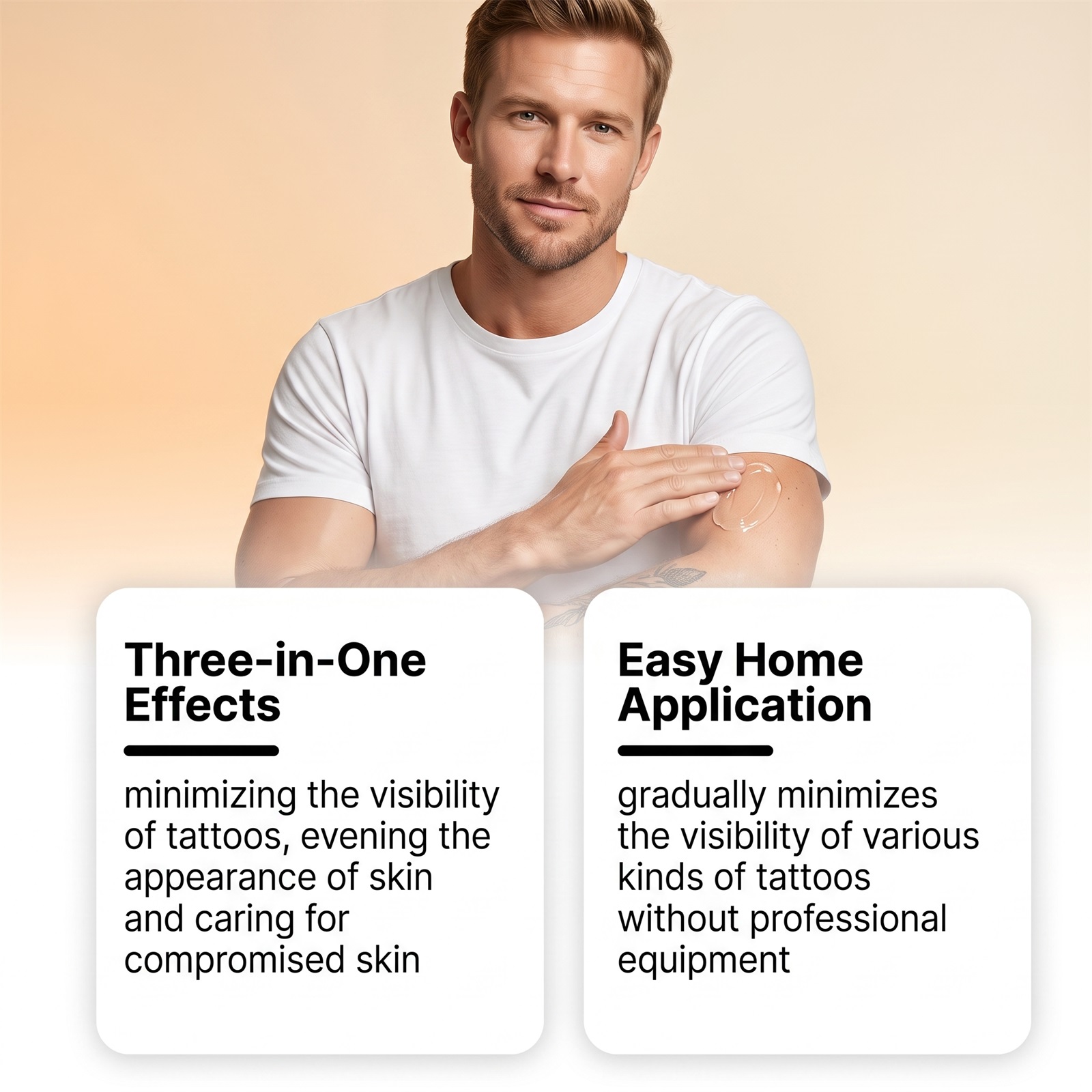 Tattoo Care Gel Gentle Formula Non Sticky Clean Fade Tattoo Marks Daily Moisturizing Portable Nursing