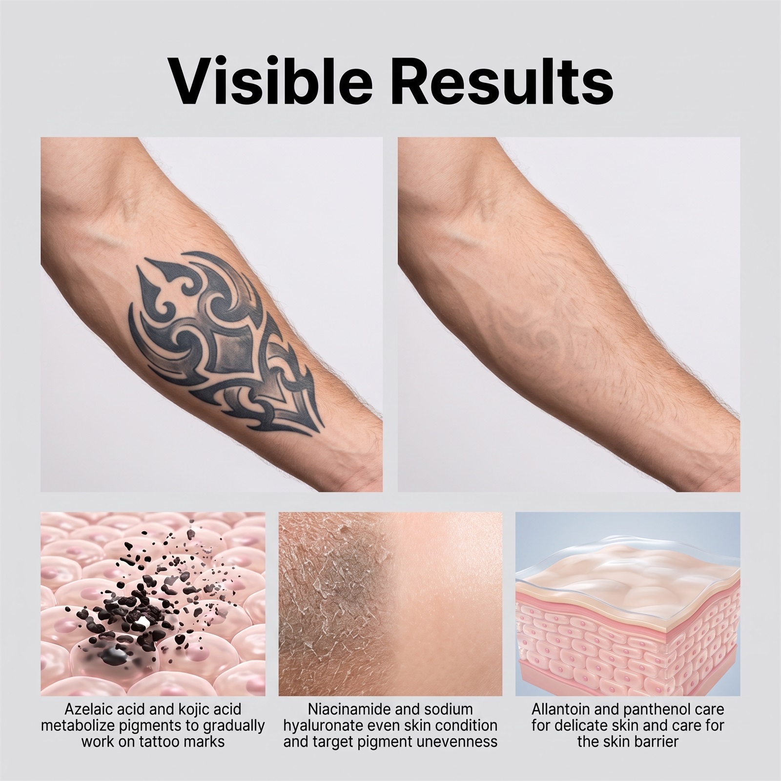 Tattoo Care Gel Gentle Formula Non Sticky Clean Fade Tattoo Marks Daily Moisturizing Portable Nursing