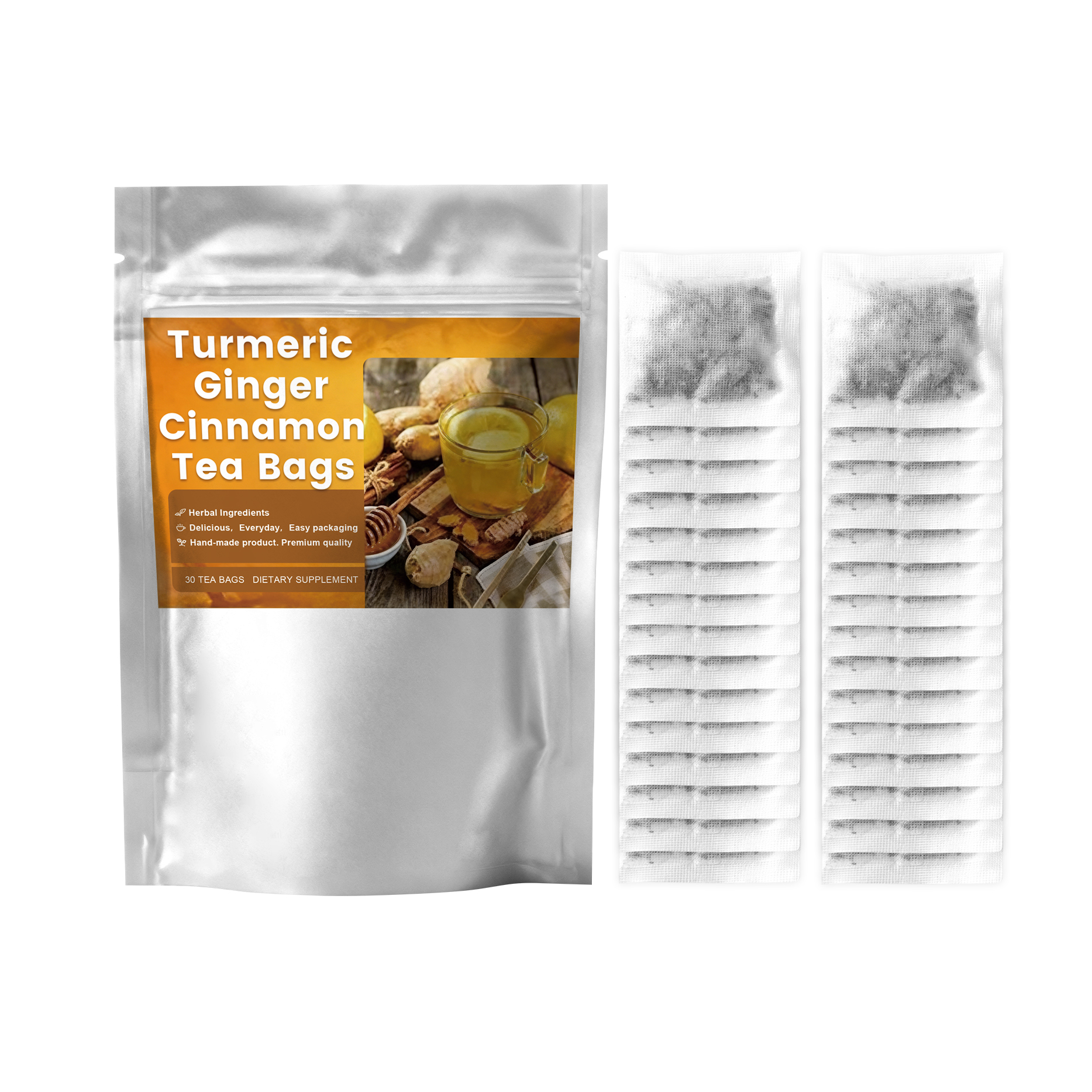 Three Flavors Warm Nourish Compound Tea Bag Mild Formula Moist Care Smooth Taste Portable Body Maintenance