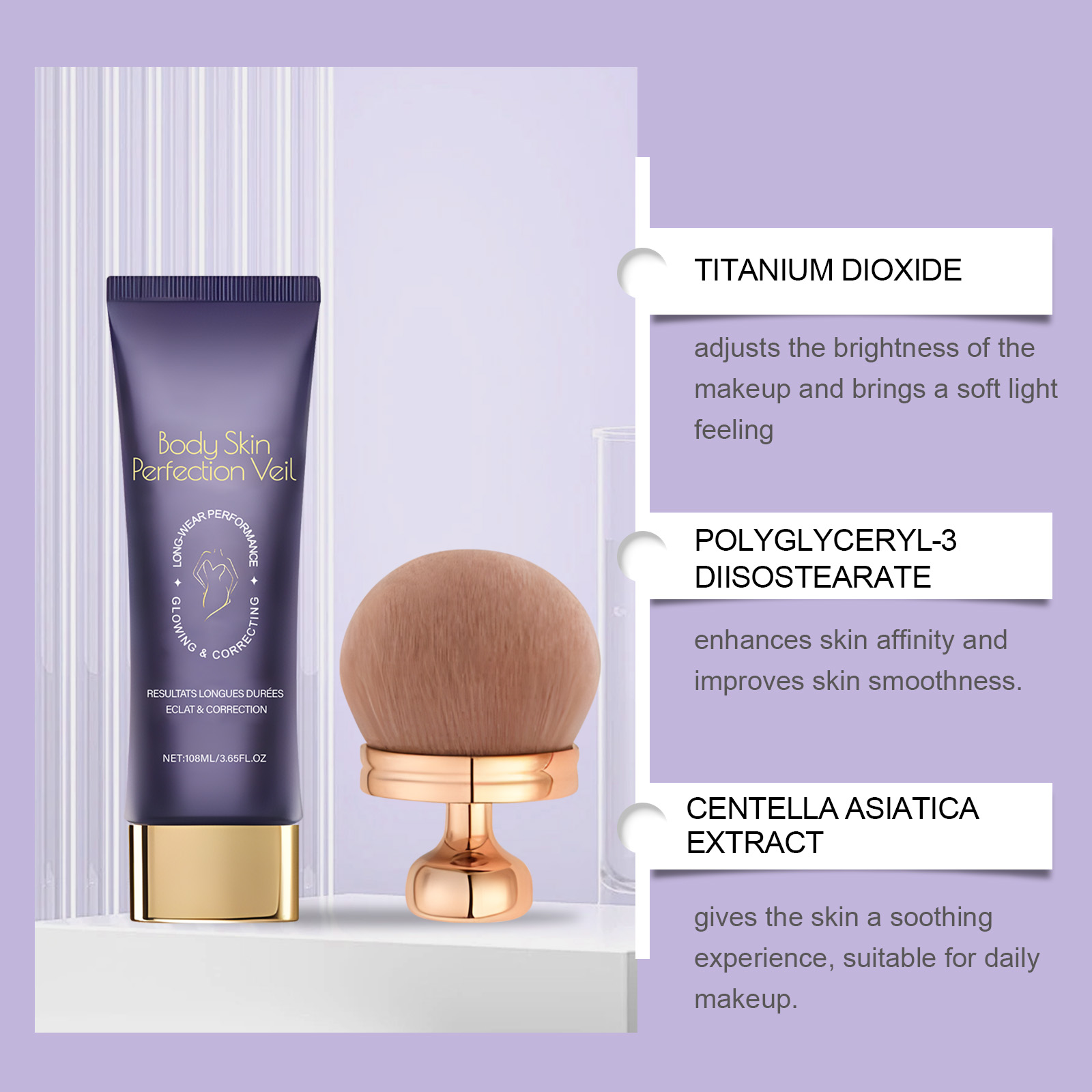 Body Concealing Care Cream Daily Moisturizing Blending Facial Body Skin All Season Applicable Hydrating Cover Cream
