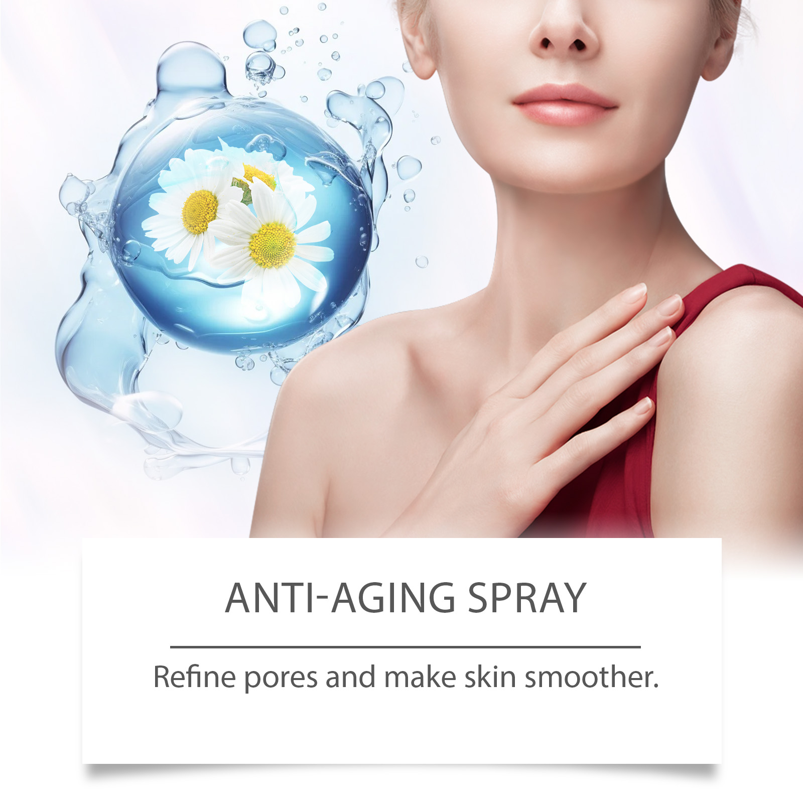 Facial Hydrating Spray Firm Plump Facial Skin Refine Pores Moisturize Nourish Face