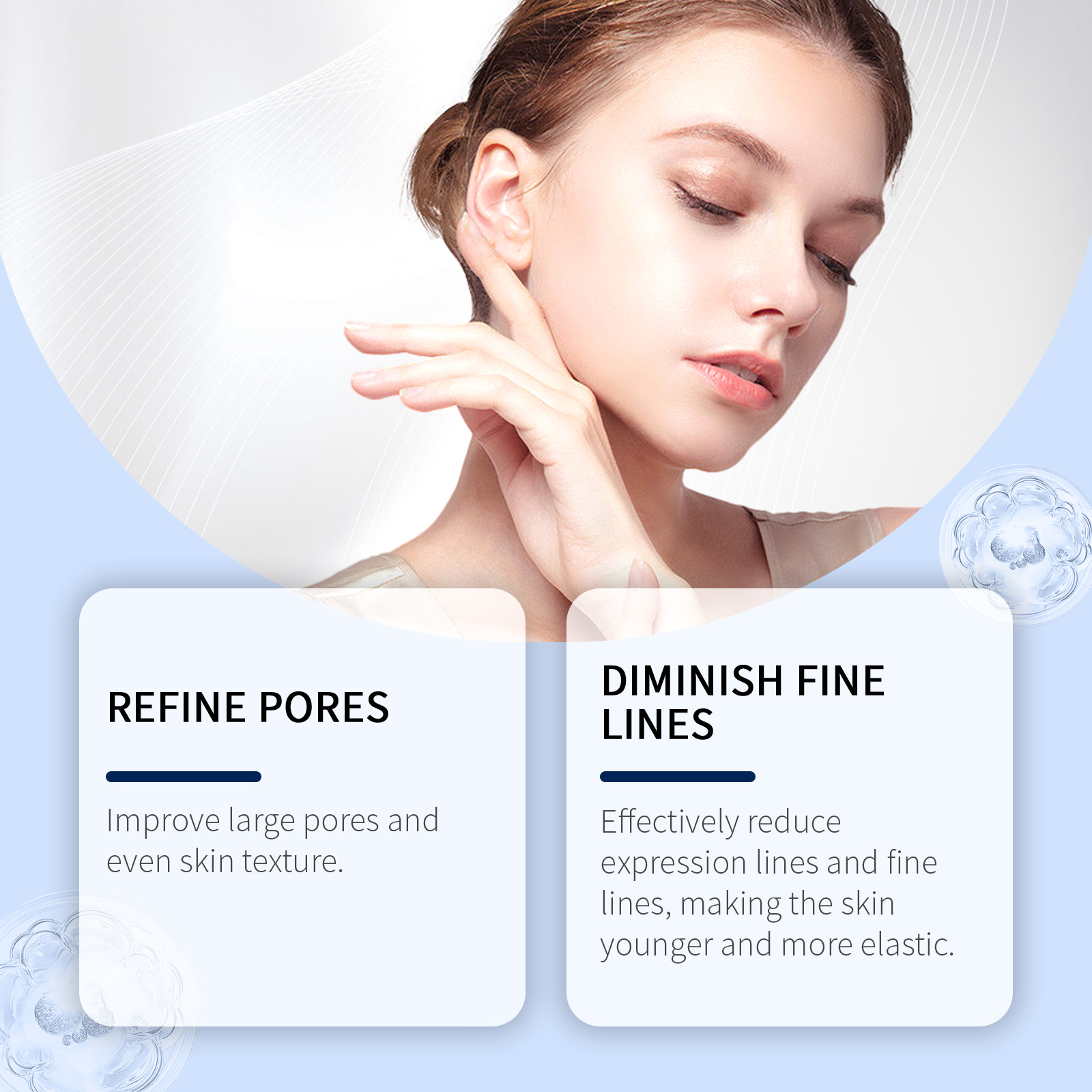 Facial Hydrating Spray Firm Plump Facial Skin Refine Pores Moisturize Nourish Face